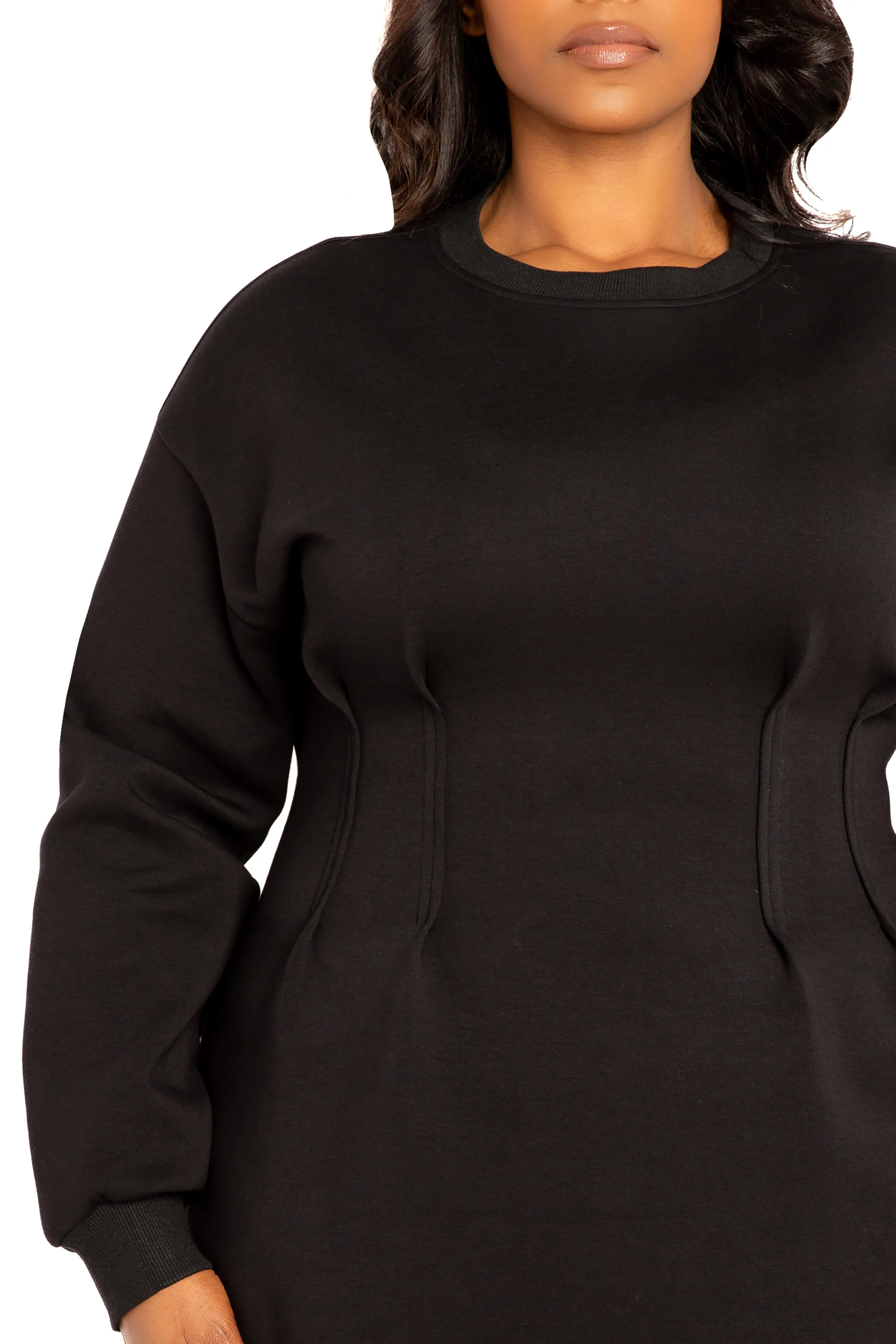 Waisted Jersey Mini Dress sold by Buxom Couture product image thumbnail 4