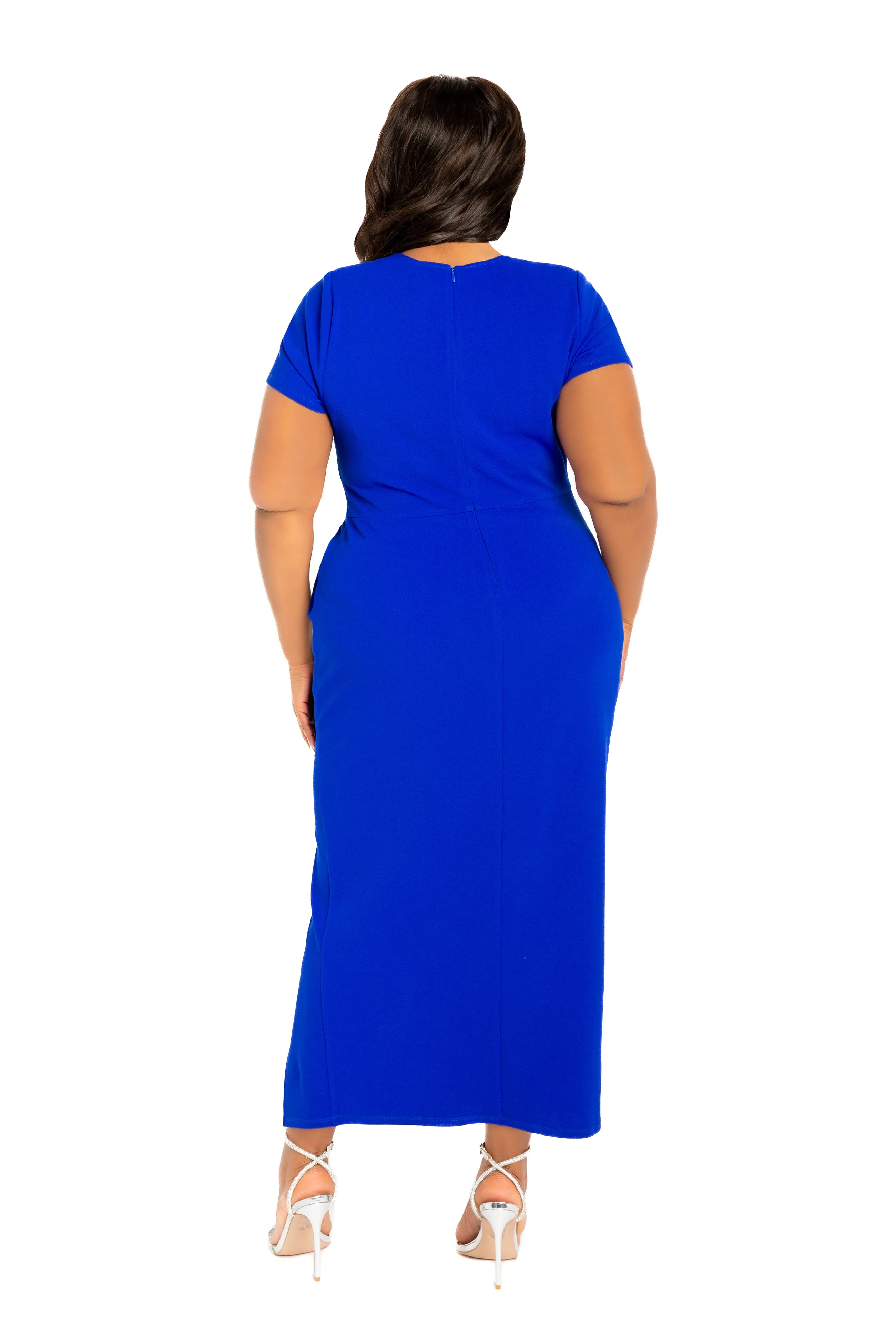 Gathered Waist Midi Dress sold by Buxom Couture product image thumbnail 3