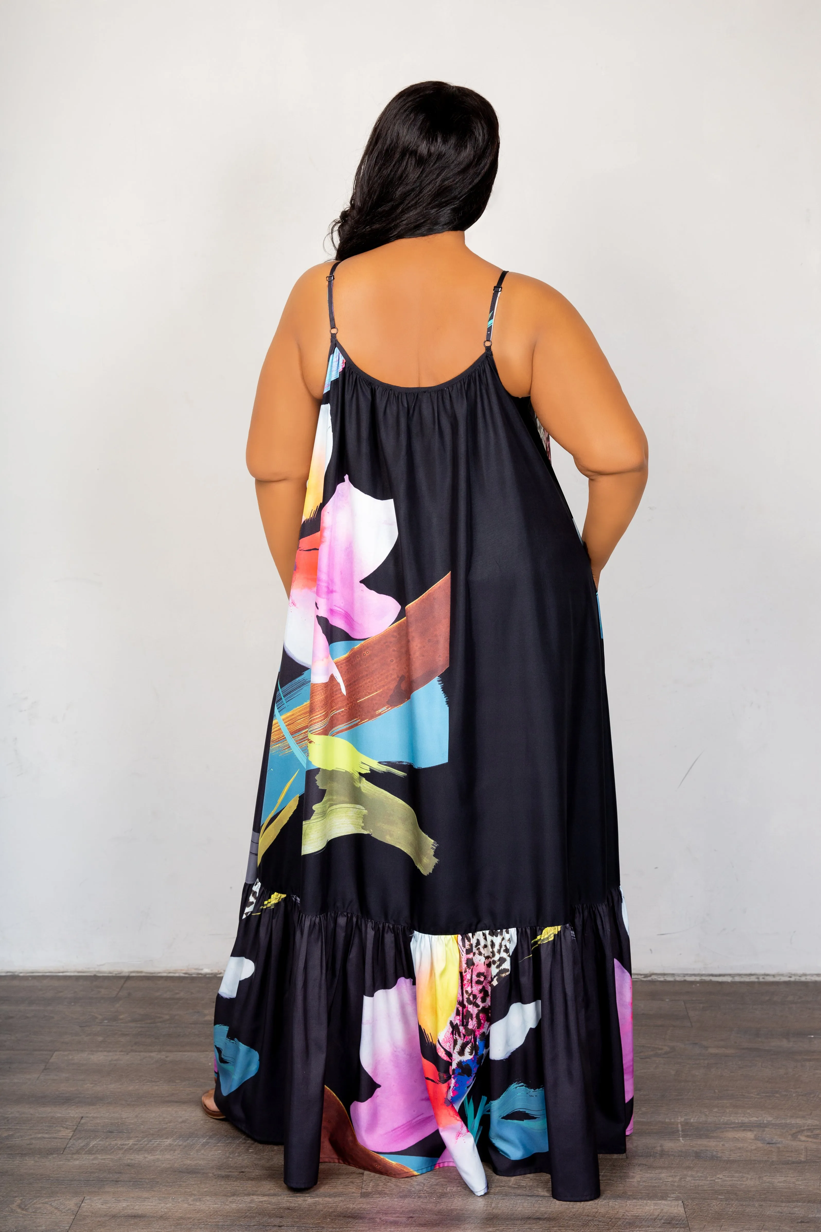 Floral Voluminous Maxi Dress sold by Buxom Couture product image thumbnail 3