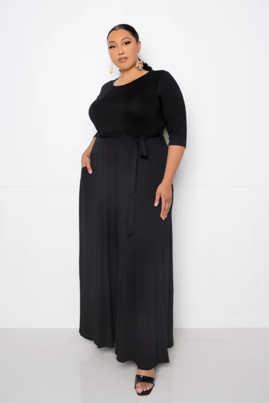 Maxi Dress with Pockets sold by Buxom Couture