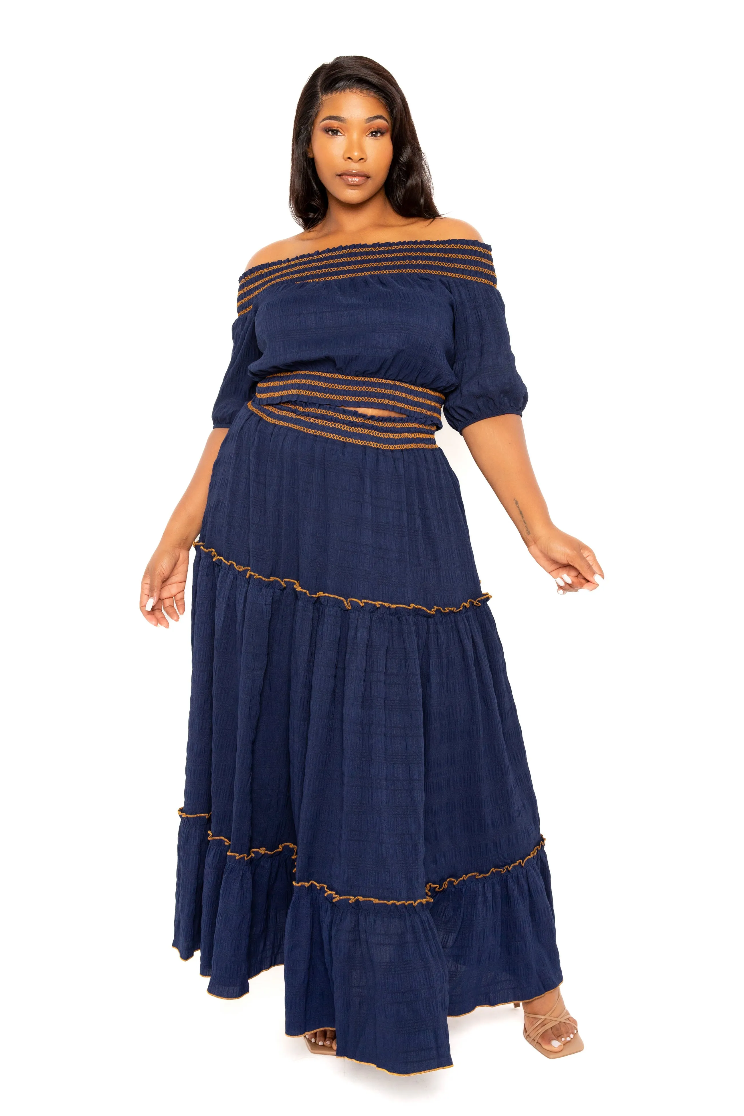 Smocking Top and Skirt Set sold by Buxom Couture product image thumbnail 2