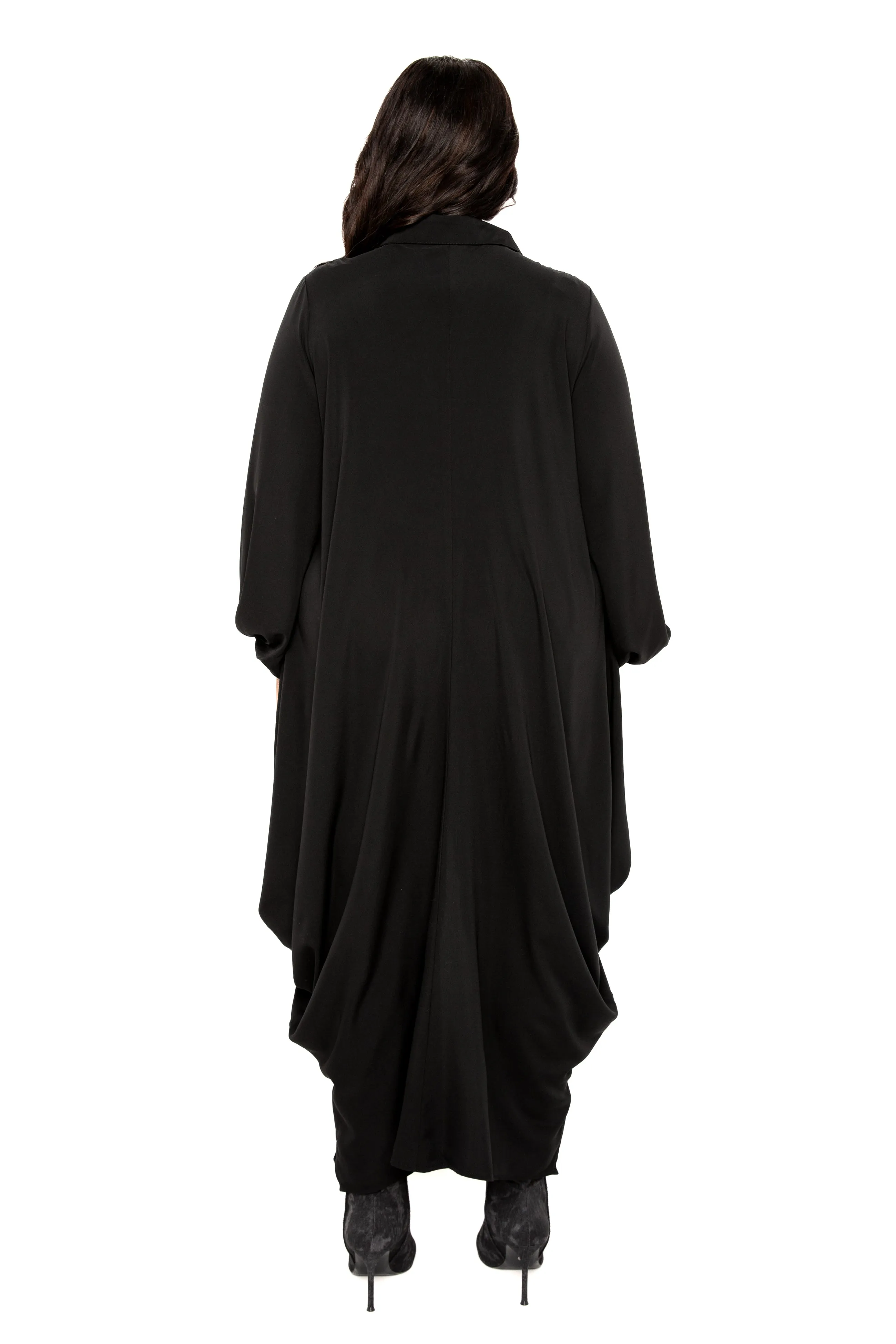 Drapy Shirt Maxi Dress sold by Buxom Couture product image thumbnail 2