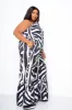 Animal Print Flutter Hem Jumpsuit sold by Buxom Couture