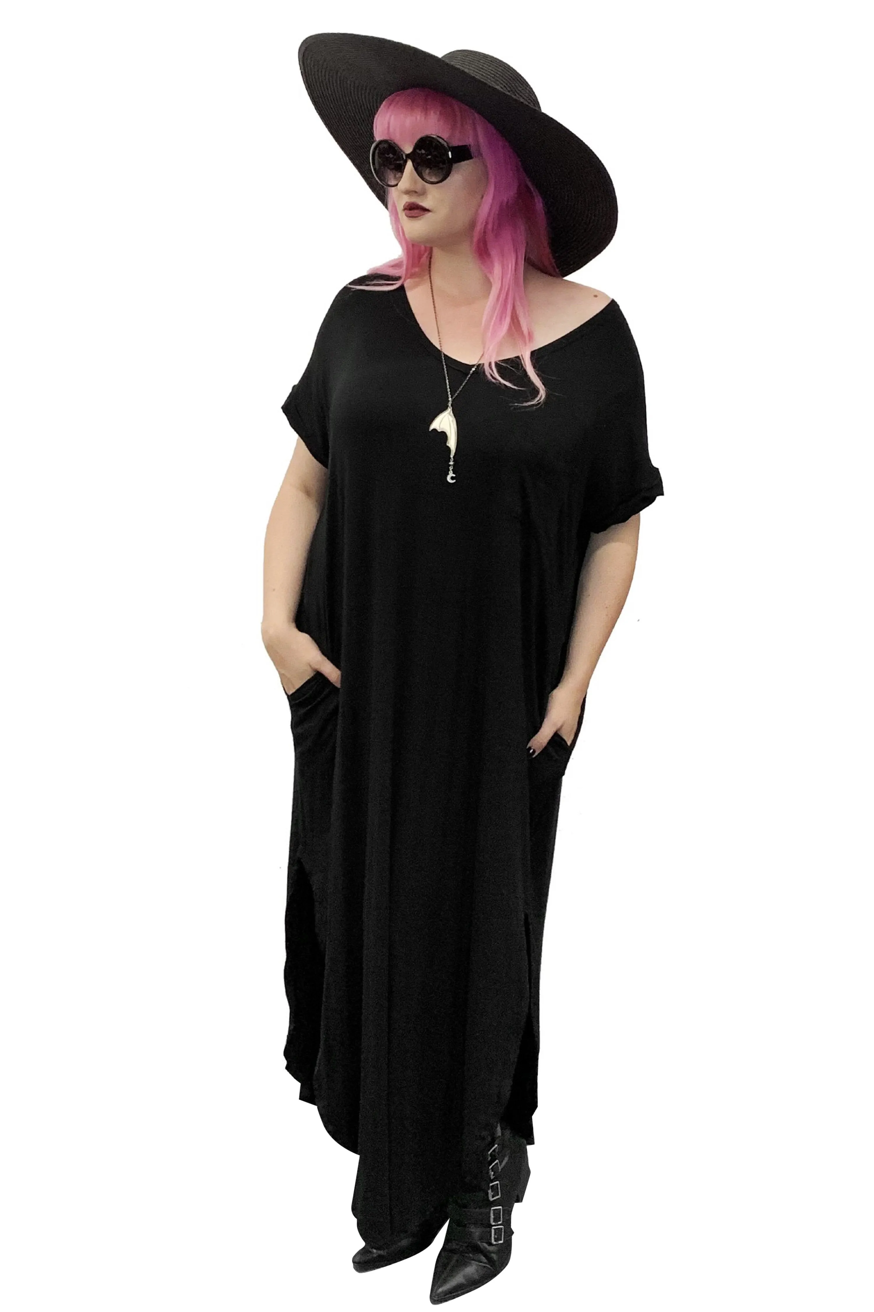 Brunch Goth Oversized Maxi Dress - XS/S left! No Restock! sold by Foxblood product image thumbnail 2