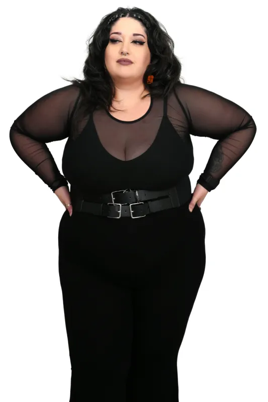 Molly Mesh Long Sleeve Top - Large Only - Last Ones! sold by Foxblood