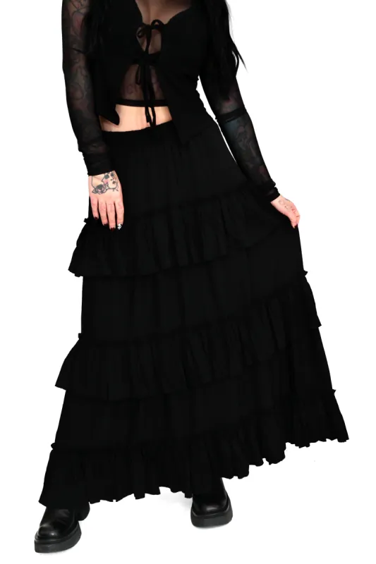 Leah Ruffle Skirt sold by Foxblood