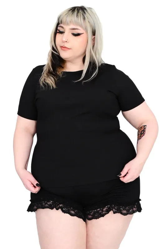 SAMPLE Signature Ribbed Short Sleeve Top - FINAL SALE- X-Small left! sold by Foxblood