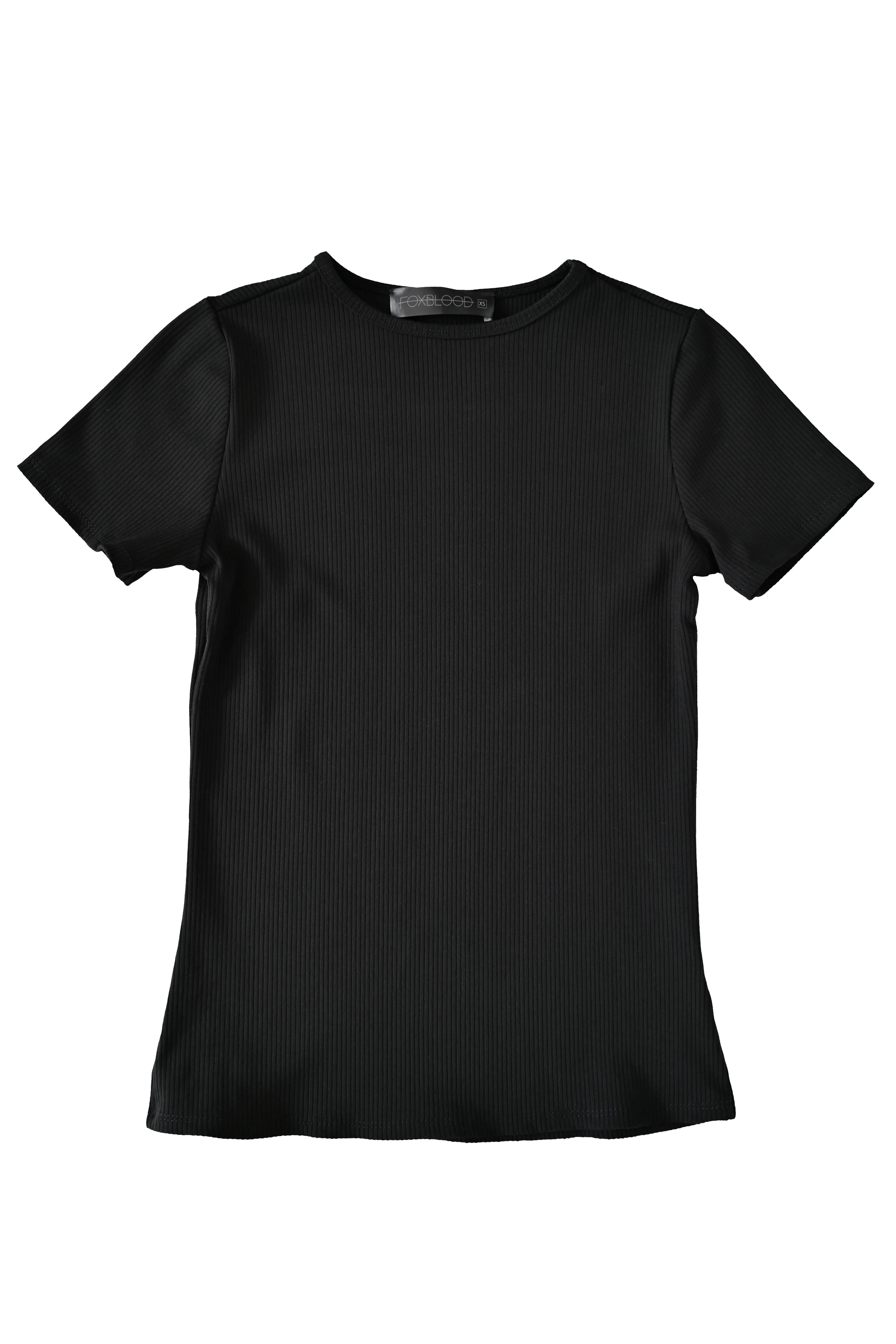 SAMPLE Signature Ribbed Short Sleeve Top - FINAL SALE- X-Small left! sold by Foxblood product image thumbnail 3