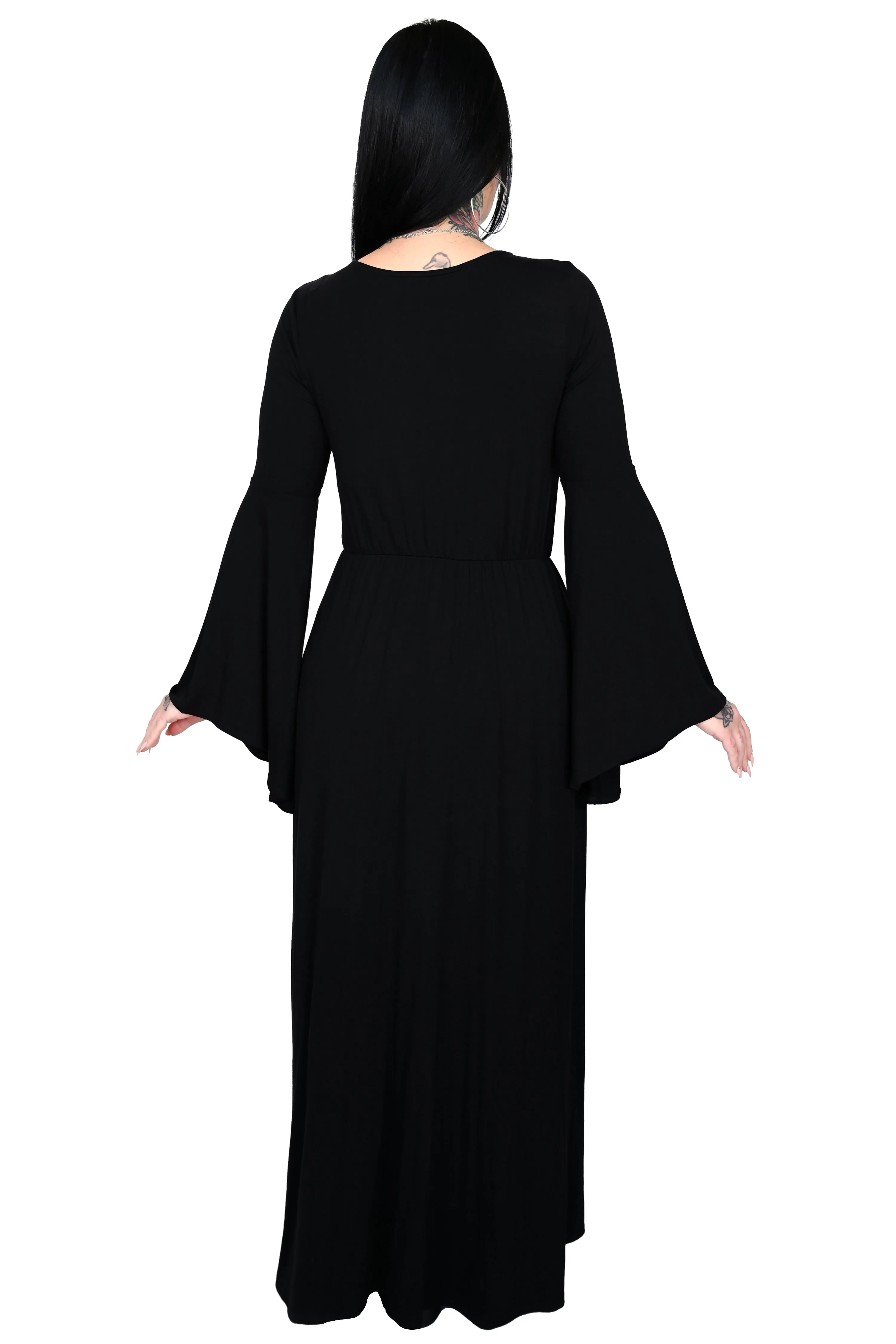 kastane Bell sleeve color dress オケージョン product-1246225-1739982259-