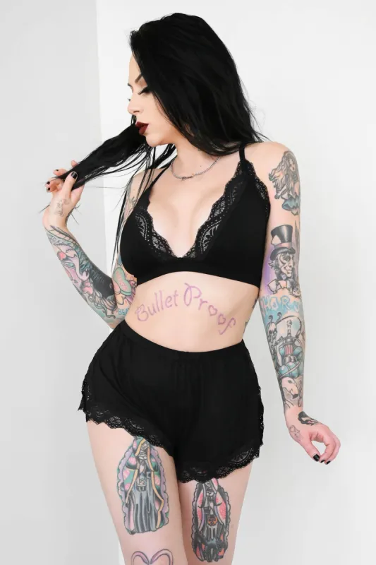 Lace Bralette Sleep Set sold by Foxblood