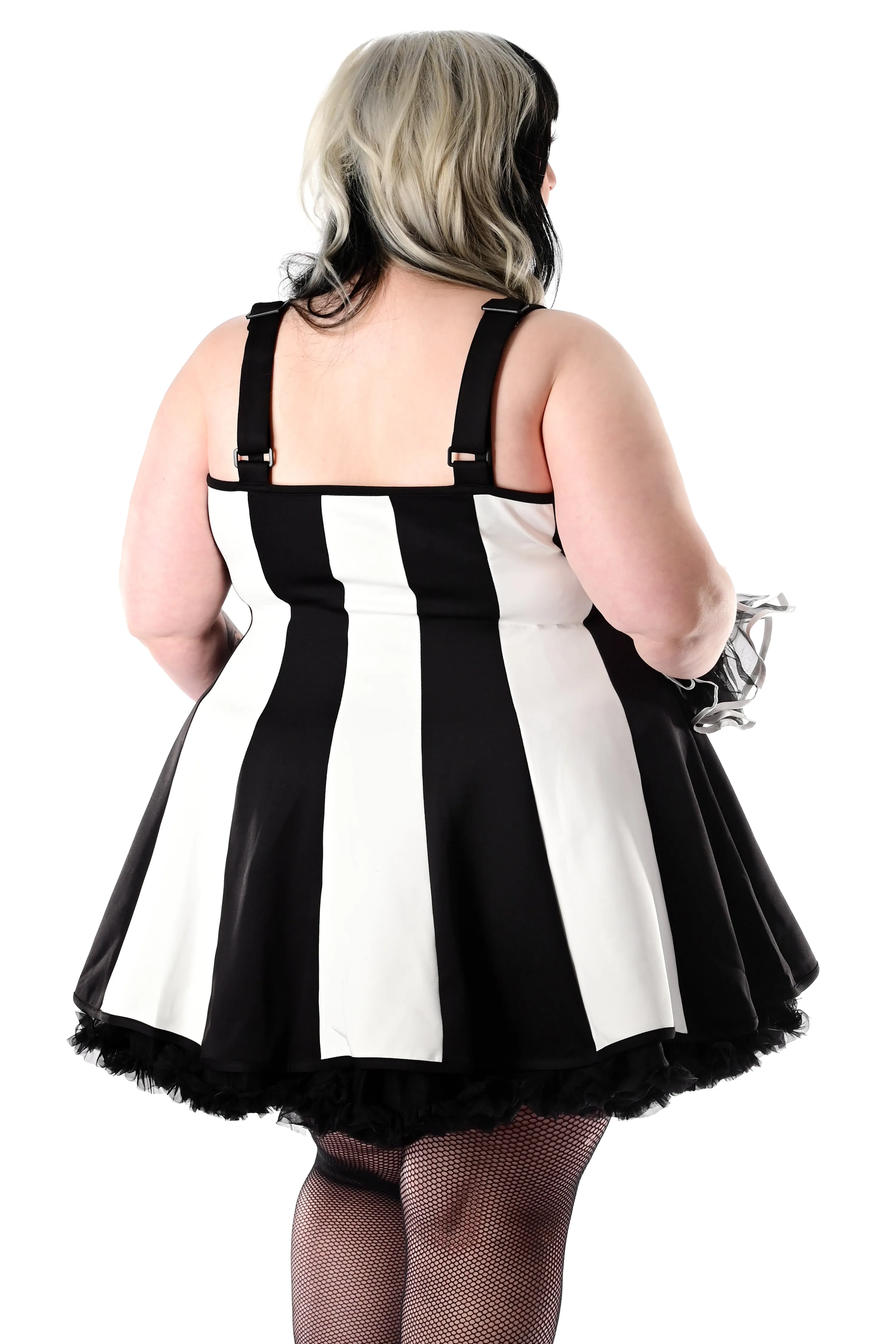 Molly Striped Clown Dress - Last one size 4XL sold by Foxblood product image thumbnail 5