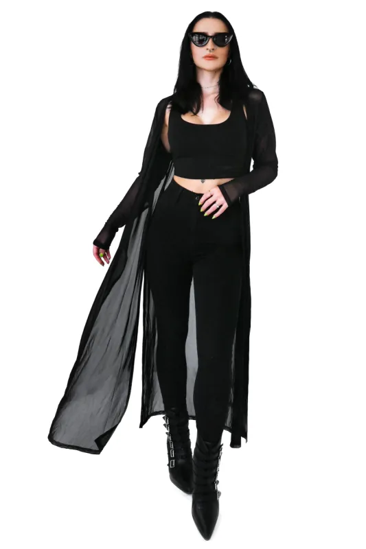 Janis Mesh Duster sold by Foxblood