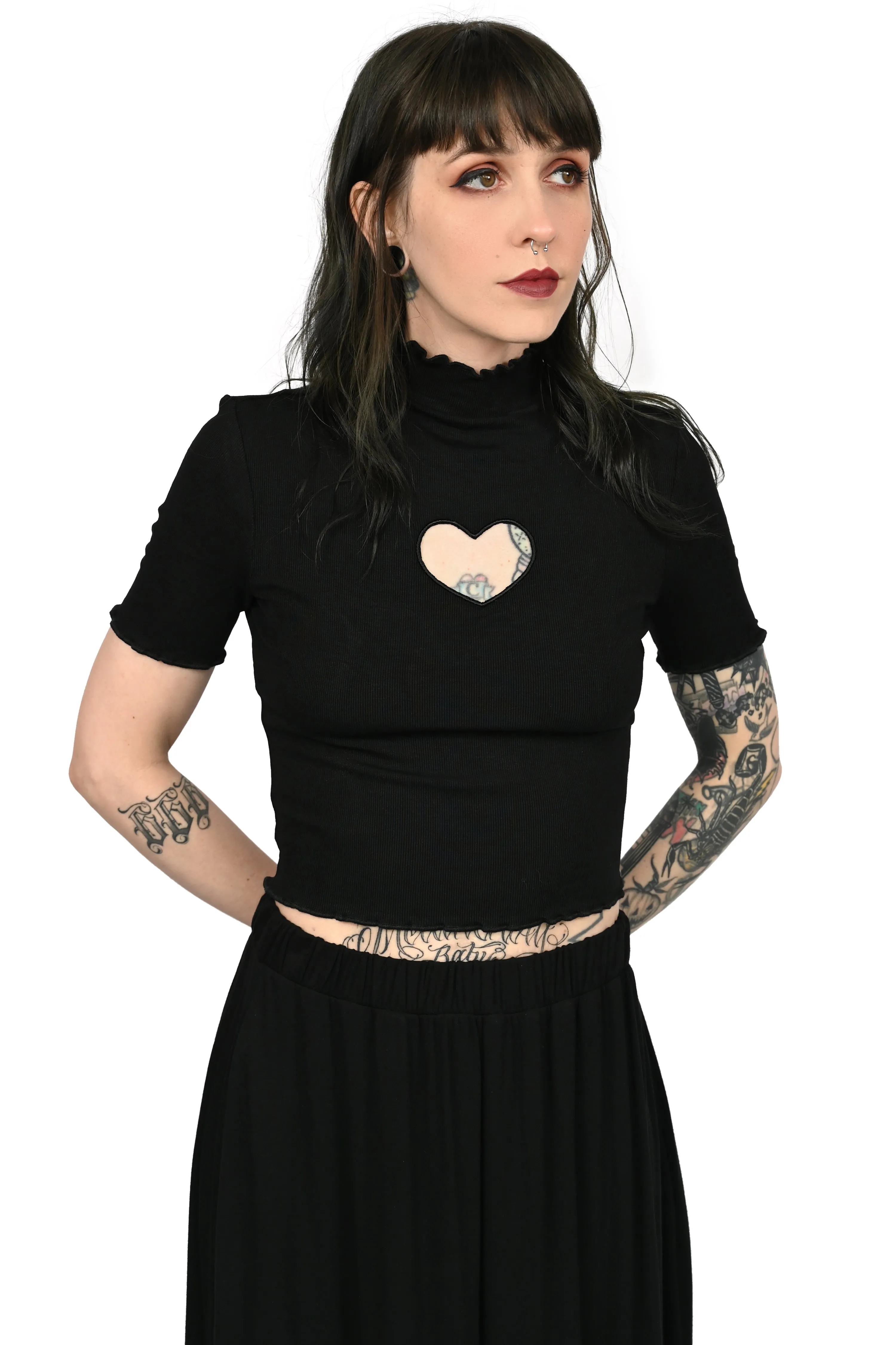 Dark Heart Crop Top - 3XL & 5XL left! sold by Foxblood product image thumbnail 3