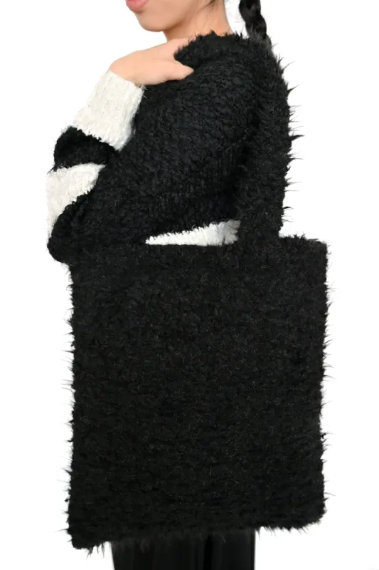 Black Lagoon Fuzzy Tote - No Restock! sold by Foxblood