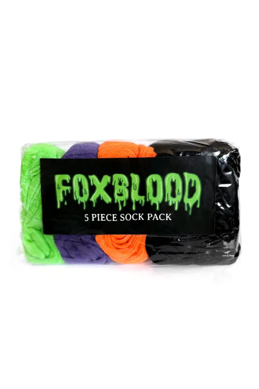 Halloween Scrunch Socks Multi-Pack sold by Foxblood