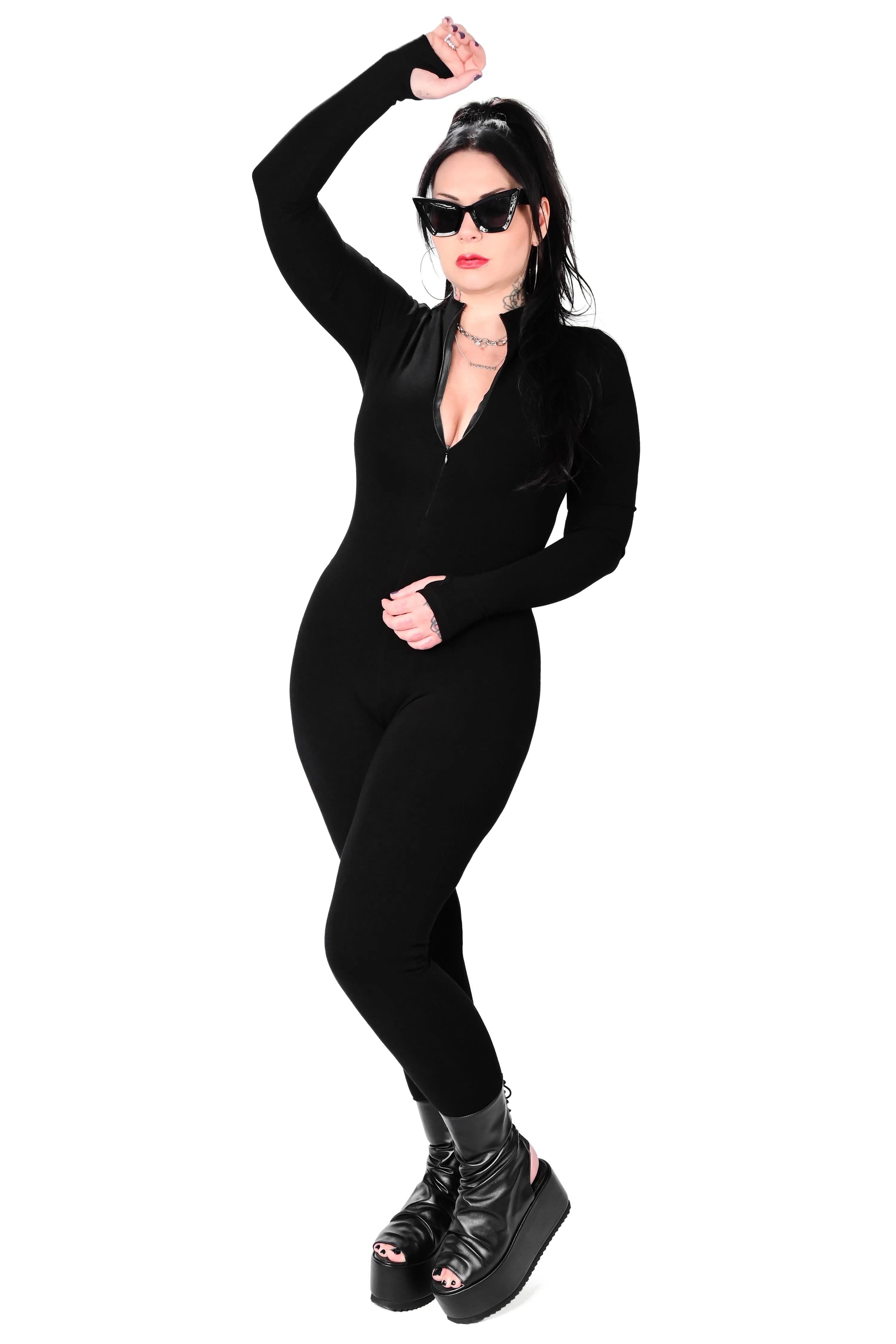 Long Sleeve Catsuit sold by Foxblood