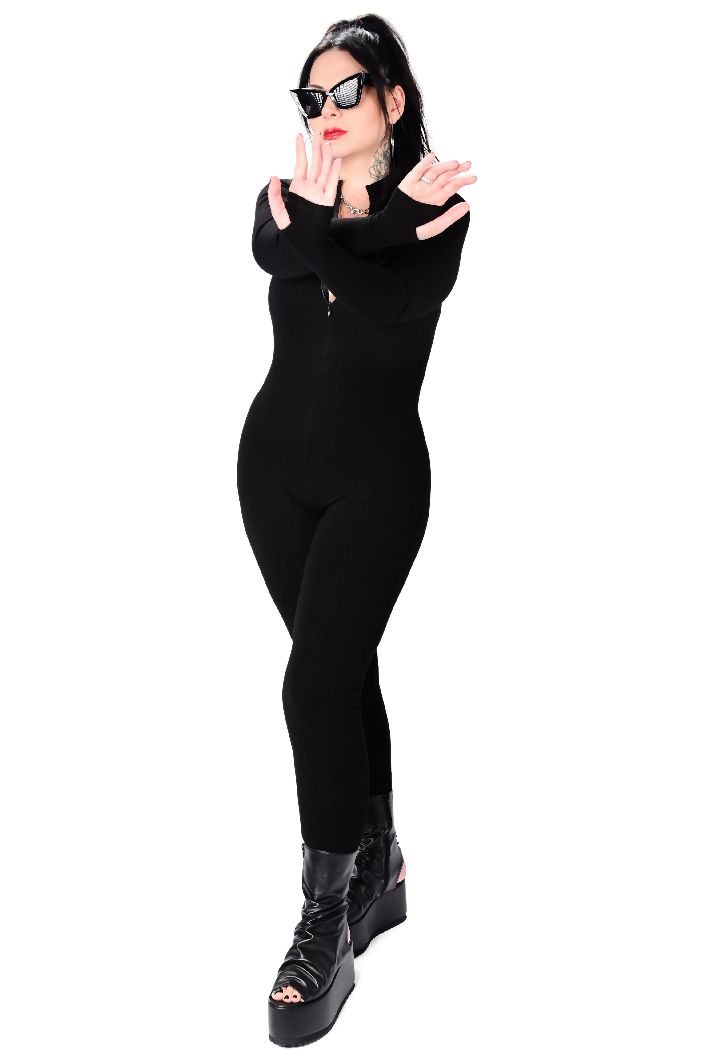 Long Sleeve Catsuit sold by Foxblood product image thumbnail 4