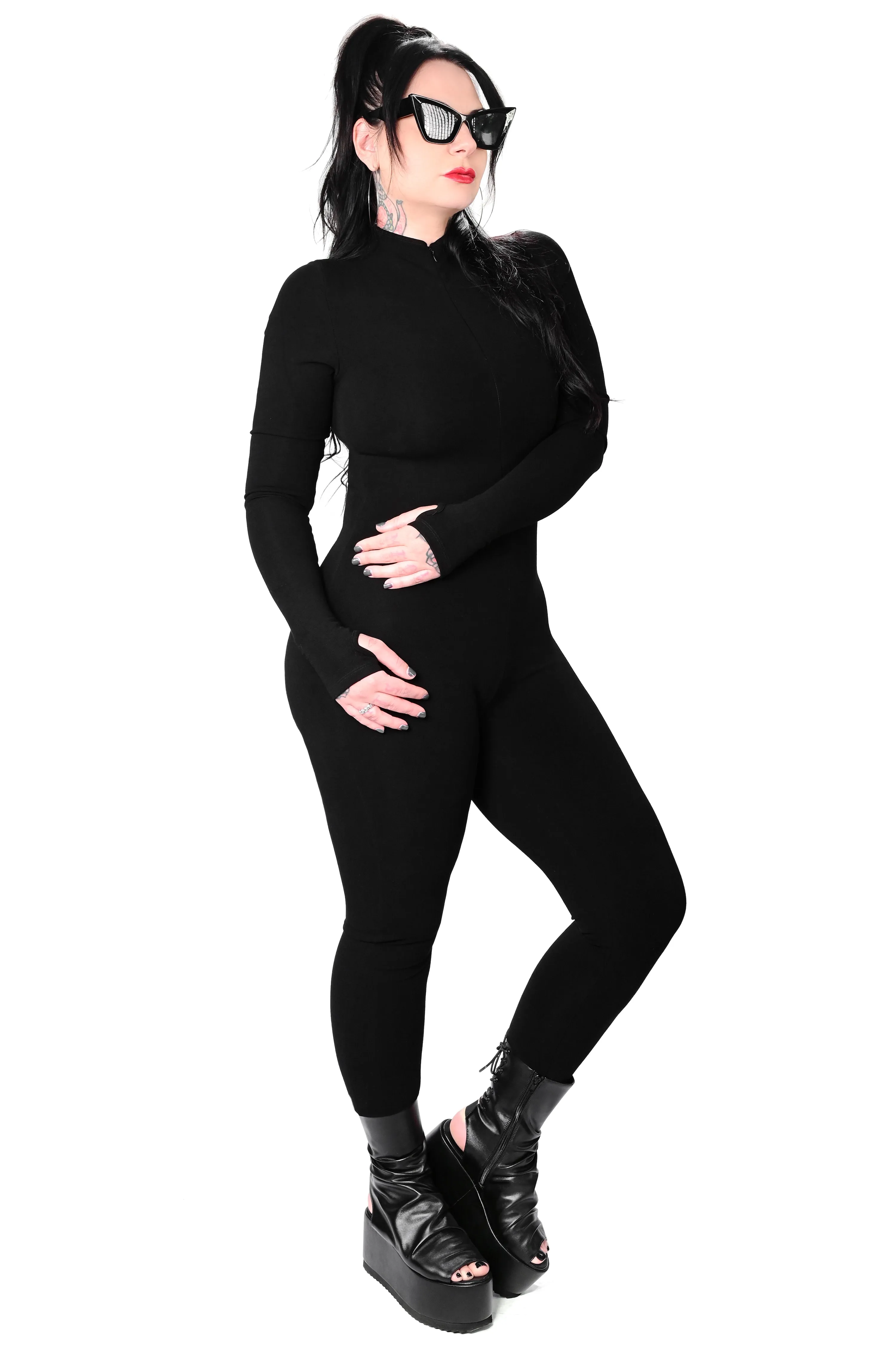 Long Sleeve Catsuit sold by Foxblood product image thumbnail 3