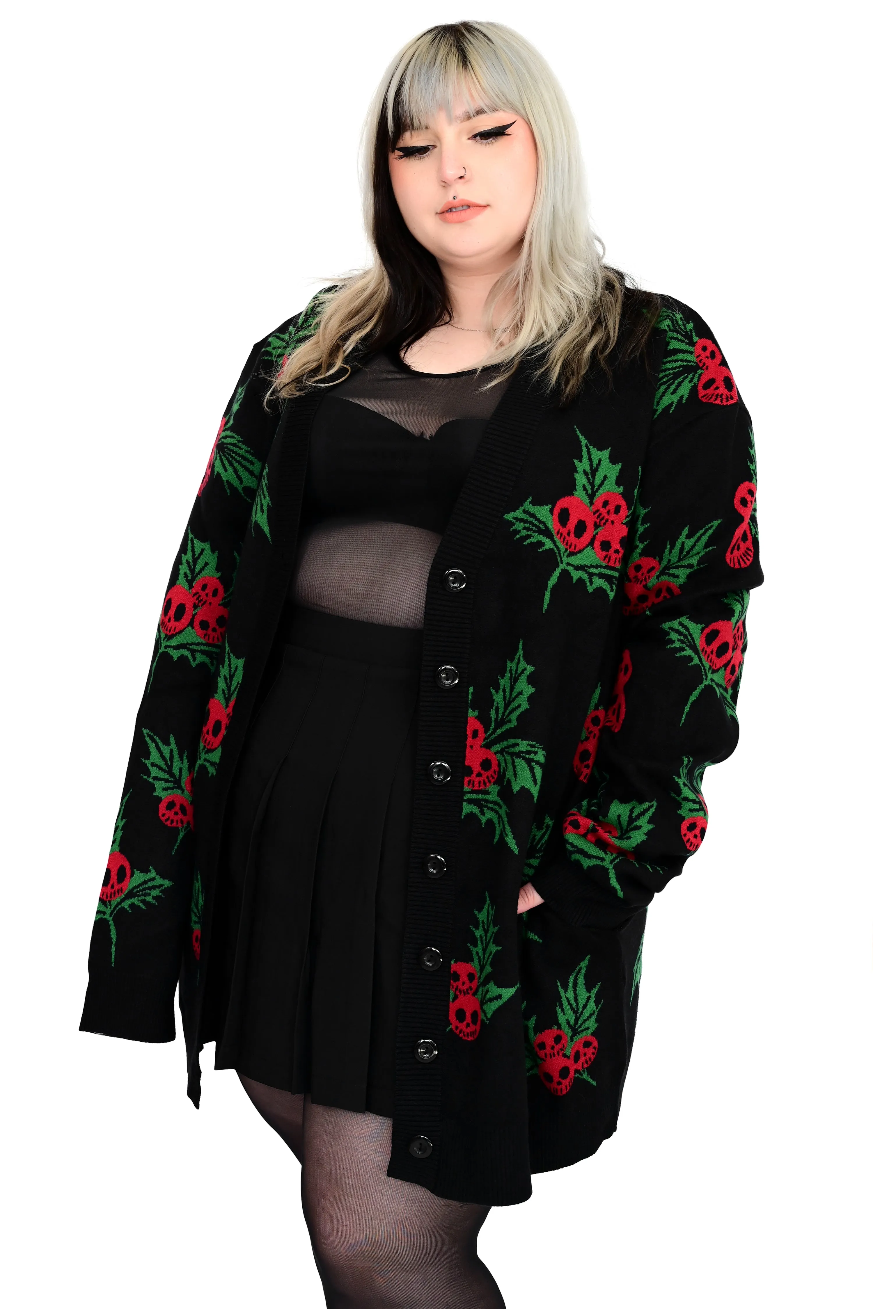 Haunted Holly Cardigan sold by Foxblood product image thumbnail 2
