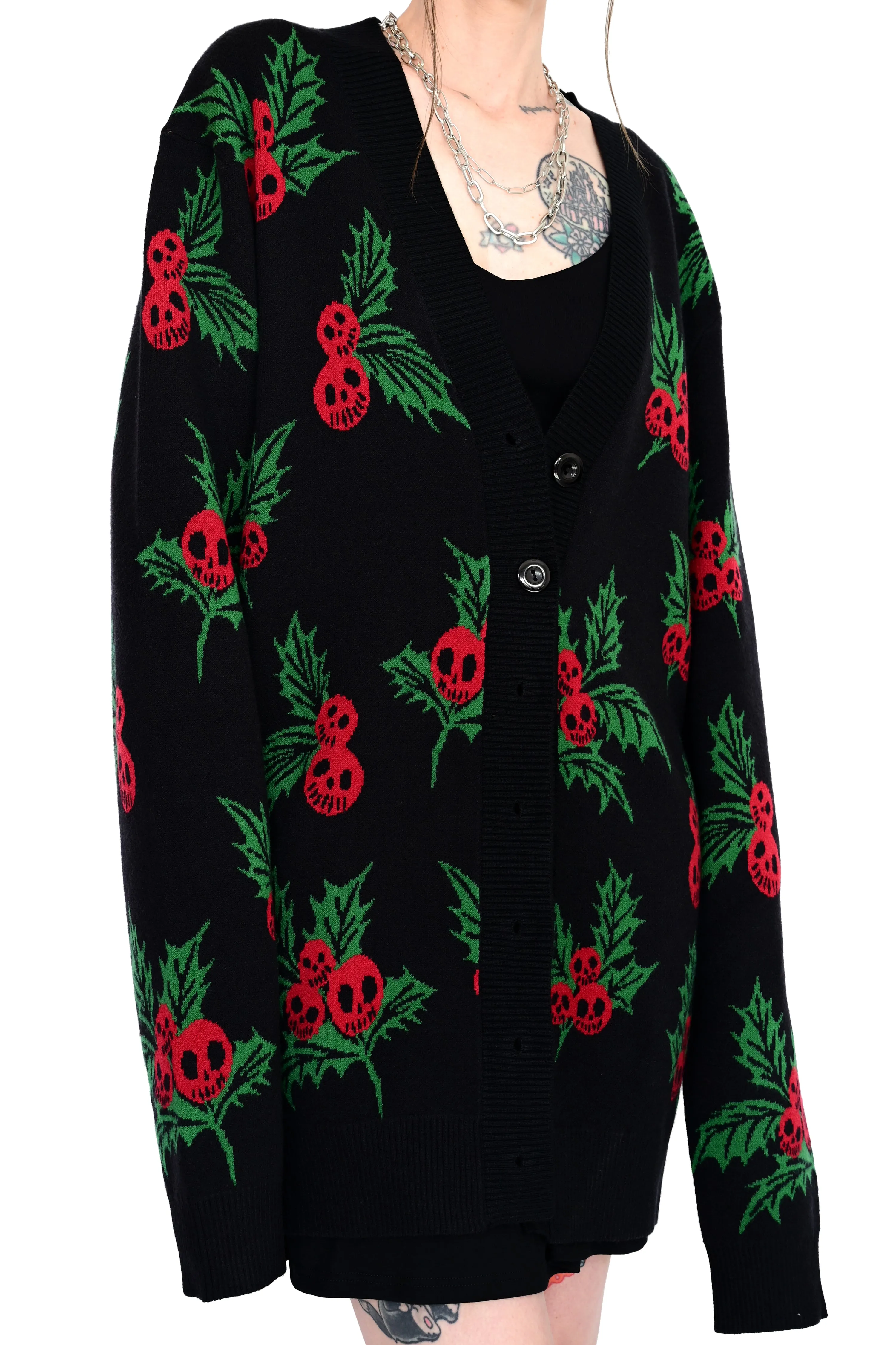 Haunted Holly Cardigan sold by Foxblood product image thumbnail 4