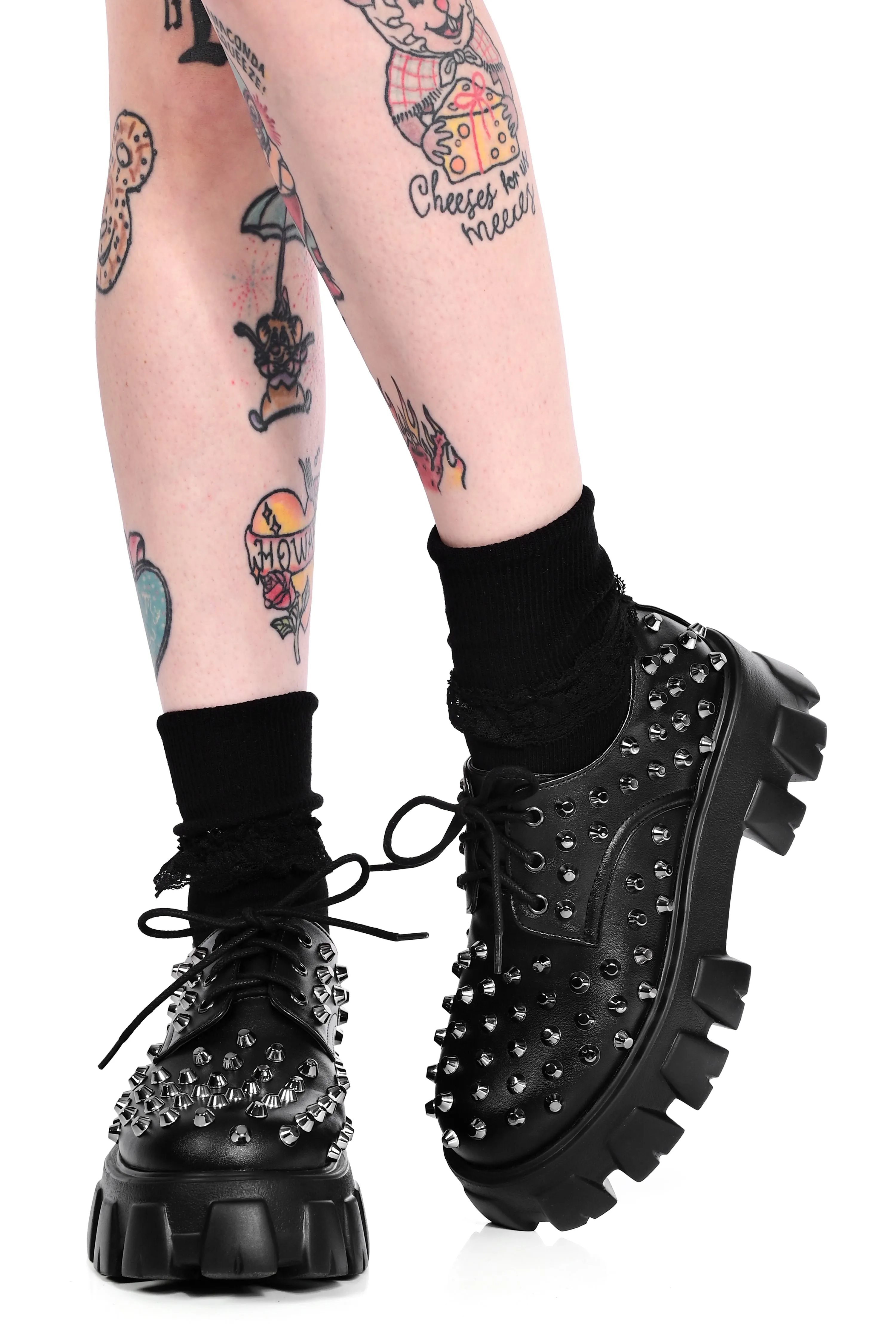 Studded Platform Oxford - Sign Up For Restock Notifications! sold by Foxblood product image thumbnail 2