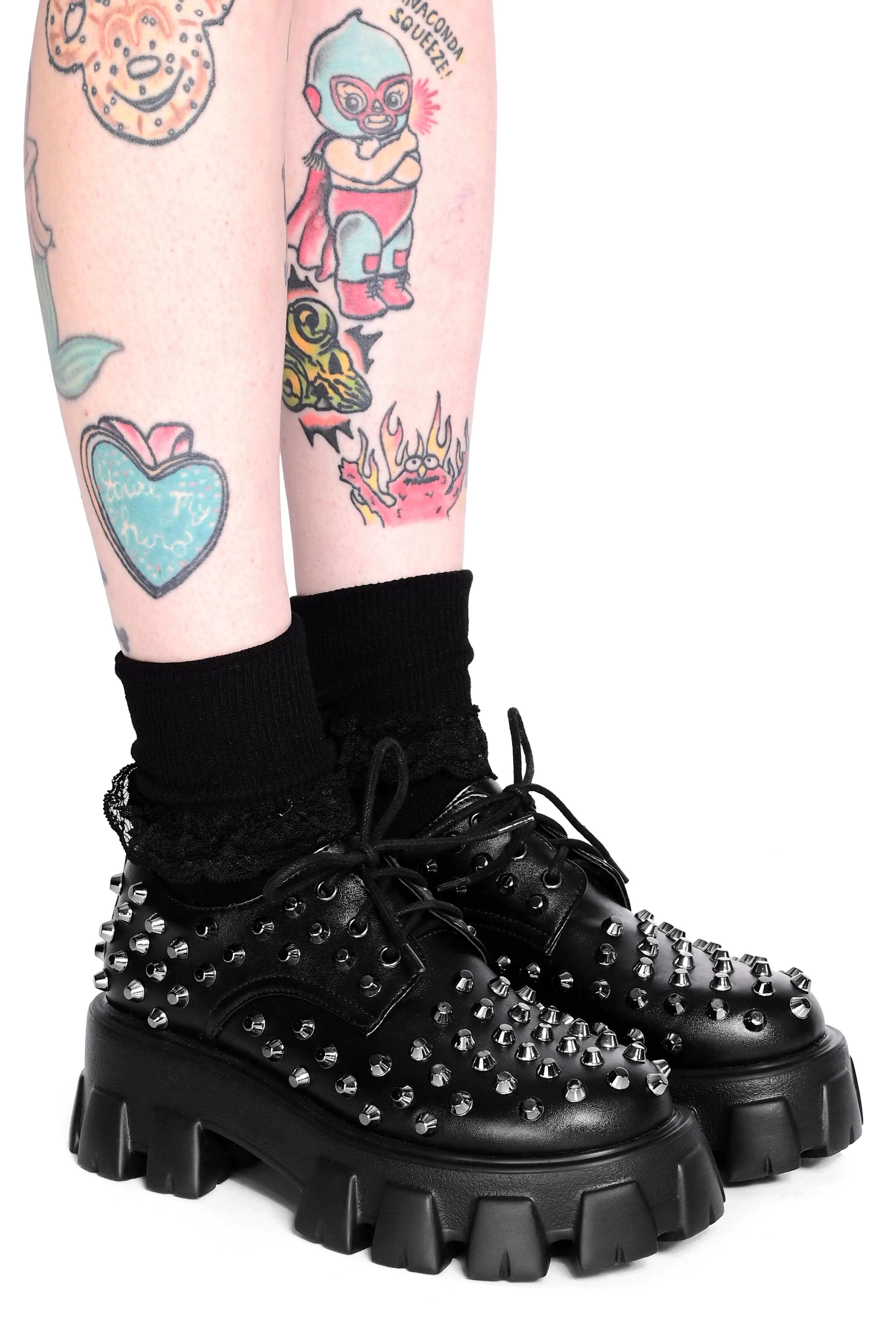 Studded Platform Oxford - Sign Up For Restock Notifications! sold by Foxblood product image thumbnail 3