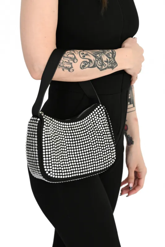 ★Adidas Puffy Satin Mini Shoulder Bag Silver llic★ adidas Women's Lifestyle Puffy Satin Mini Shoulder Bag