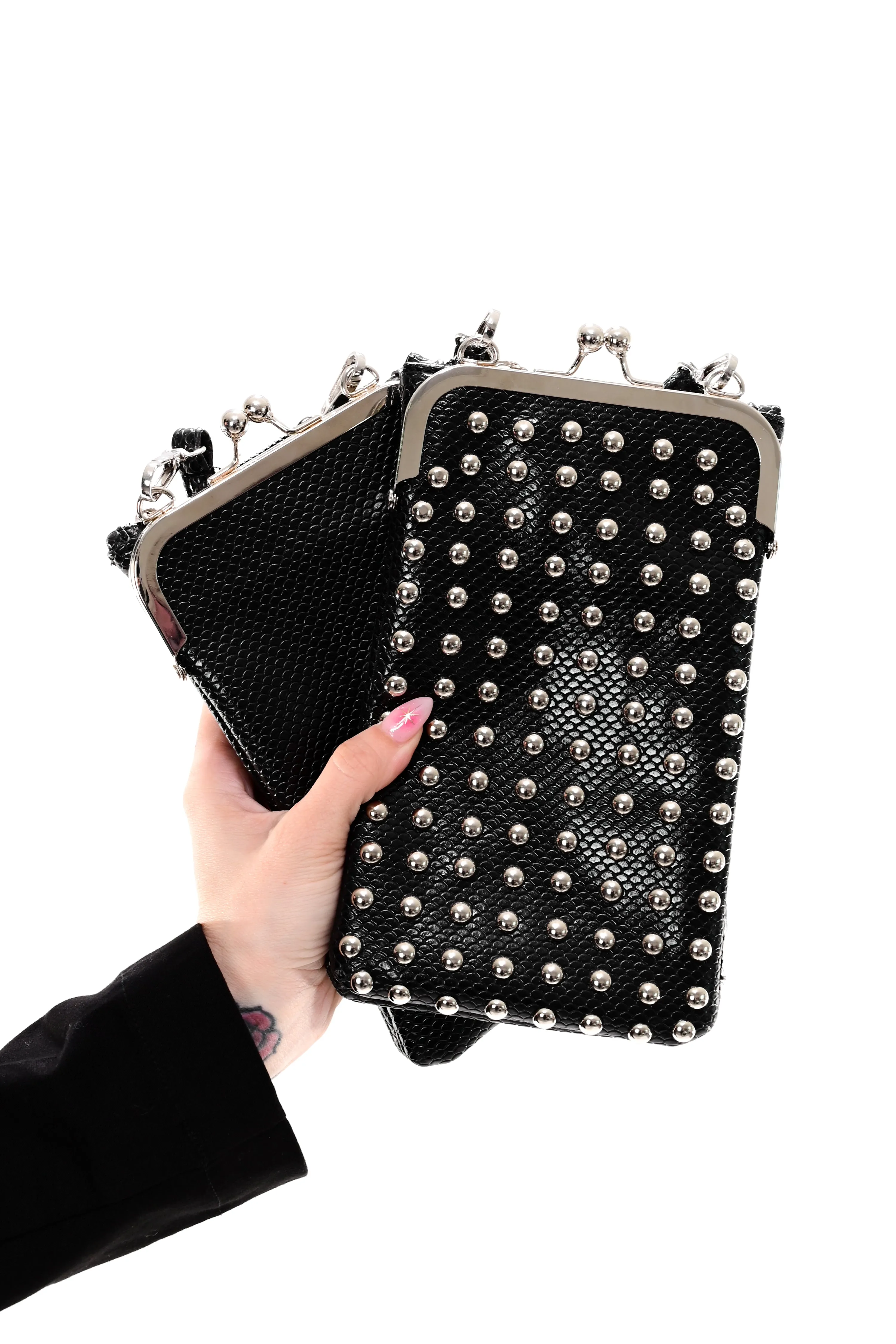 Studded Mini Crossbody Bag - Apple Leather sold by Foxblood product image thumbnail 3