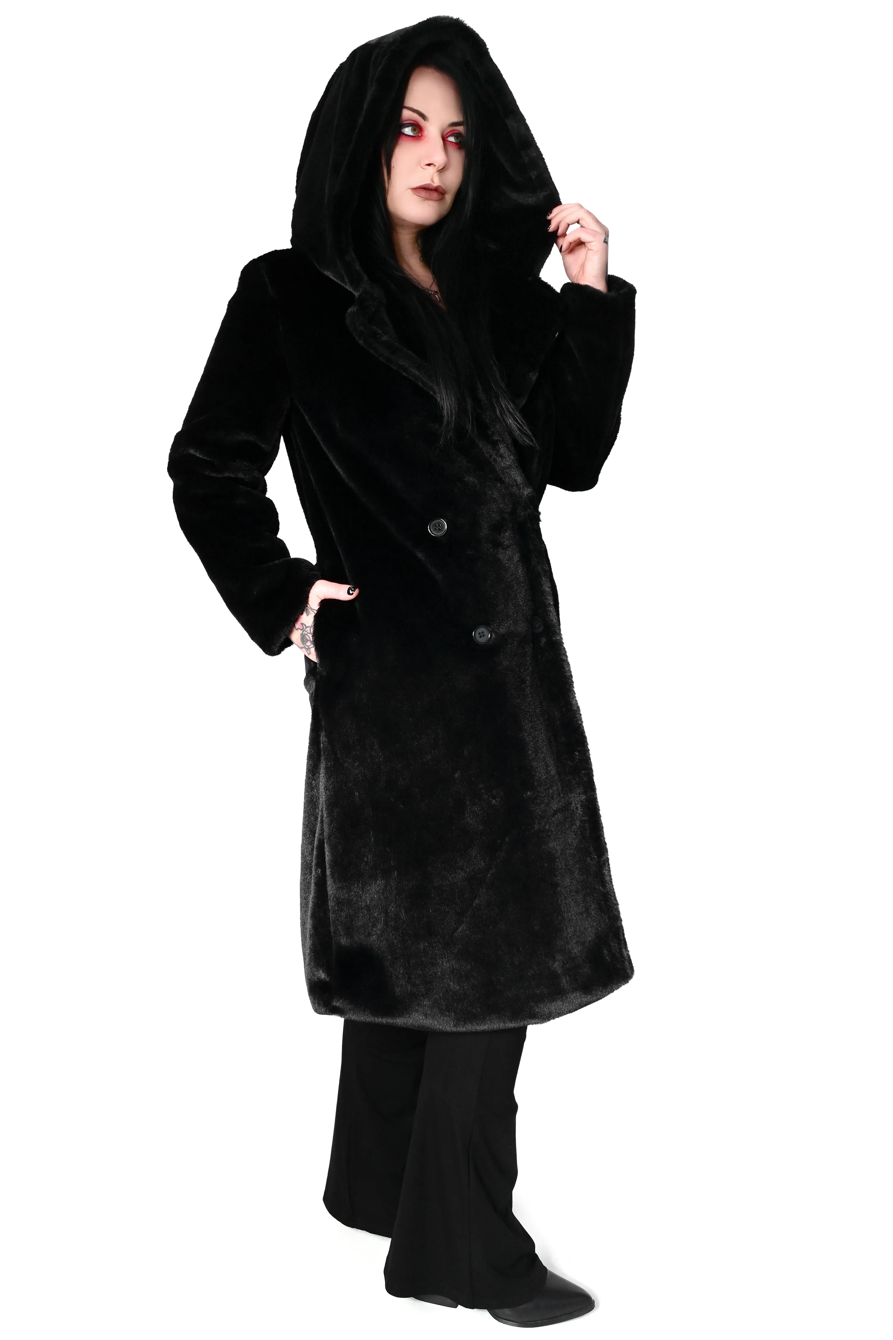Thora Faux Fur Coat - No Restock! - XS/2XL/3XL left! sold by Foxblood