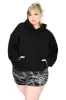 Oversized Crop Hoodie sold by Foxblood