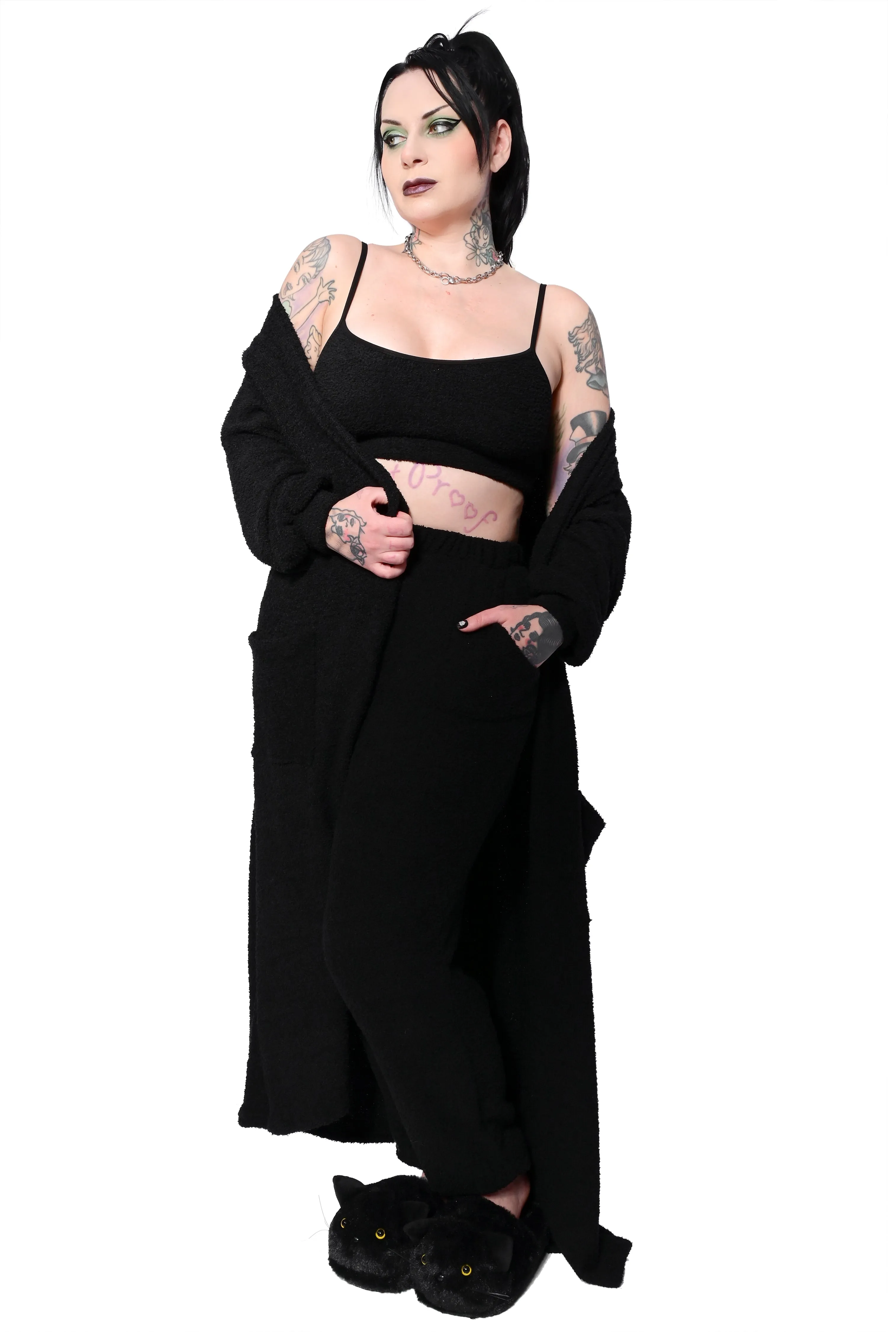 Fuzzy Teddy Lounge Duster sold by Foxblood product image thumbnail 2