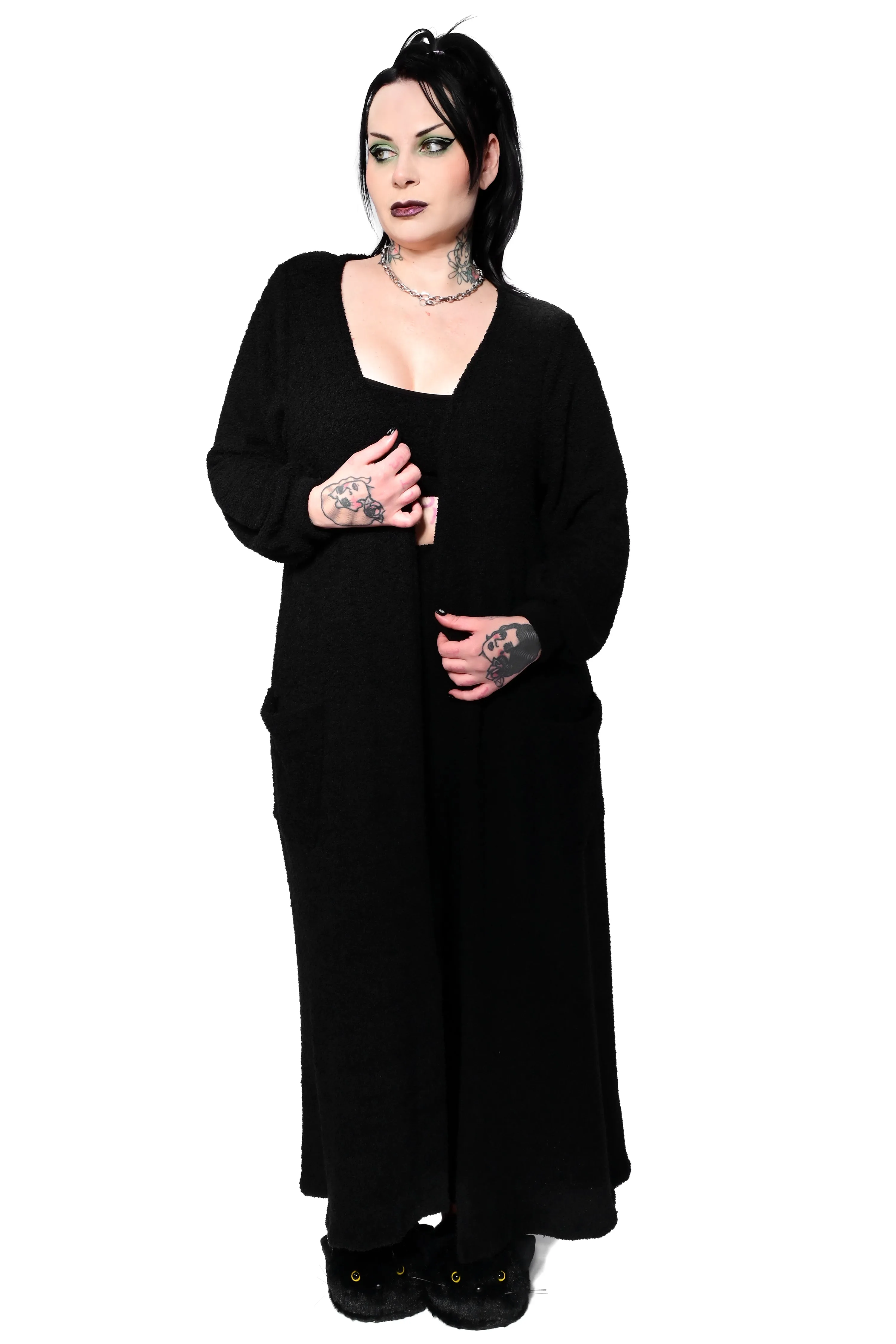 Fuzzy Teddy Lounge Duster sold by Foxblood