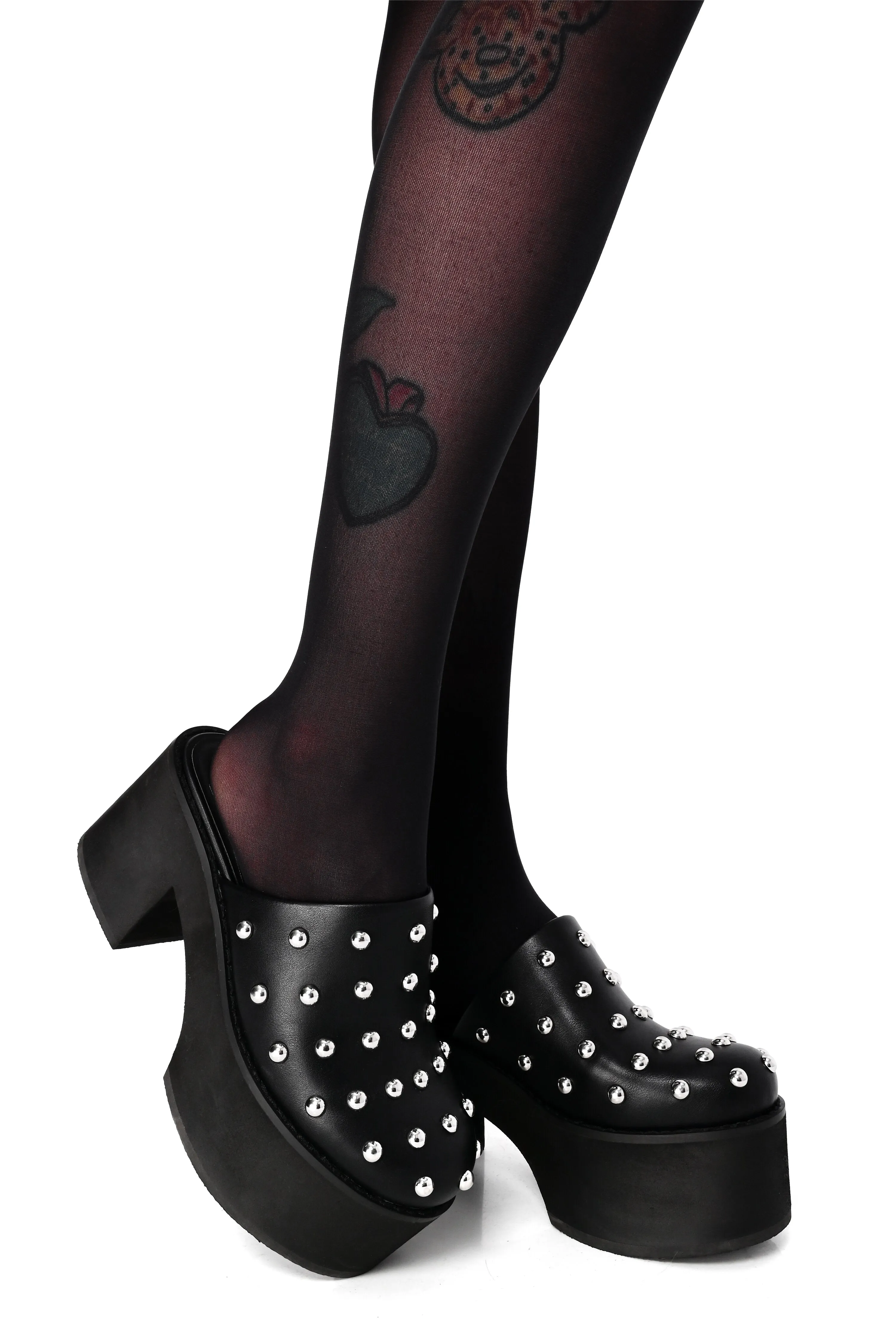 Studded Platform Clog sold by Foxblood