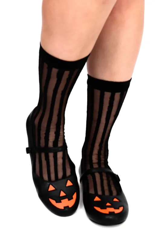 SAMPLE Mary Jane Jackolantern Flat - FINAL SALE - Size 5 sold by Foxblood