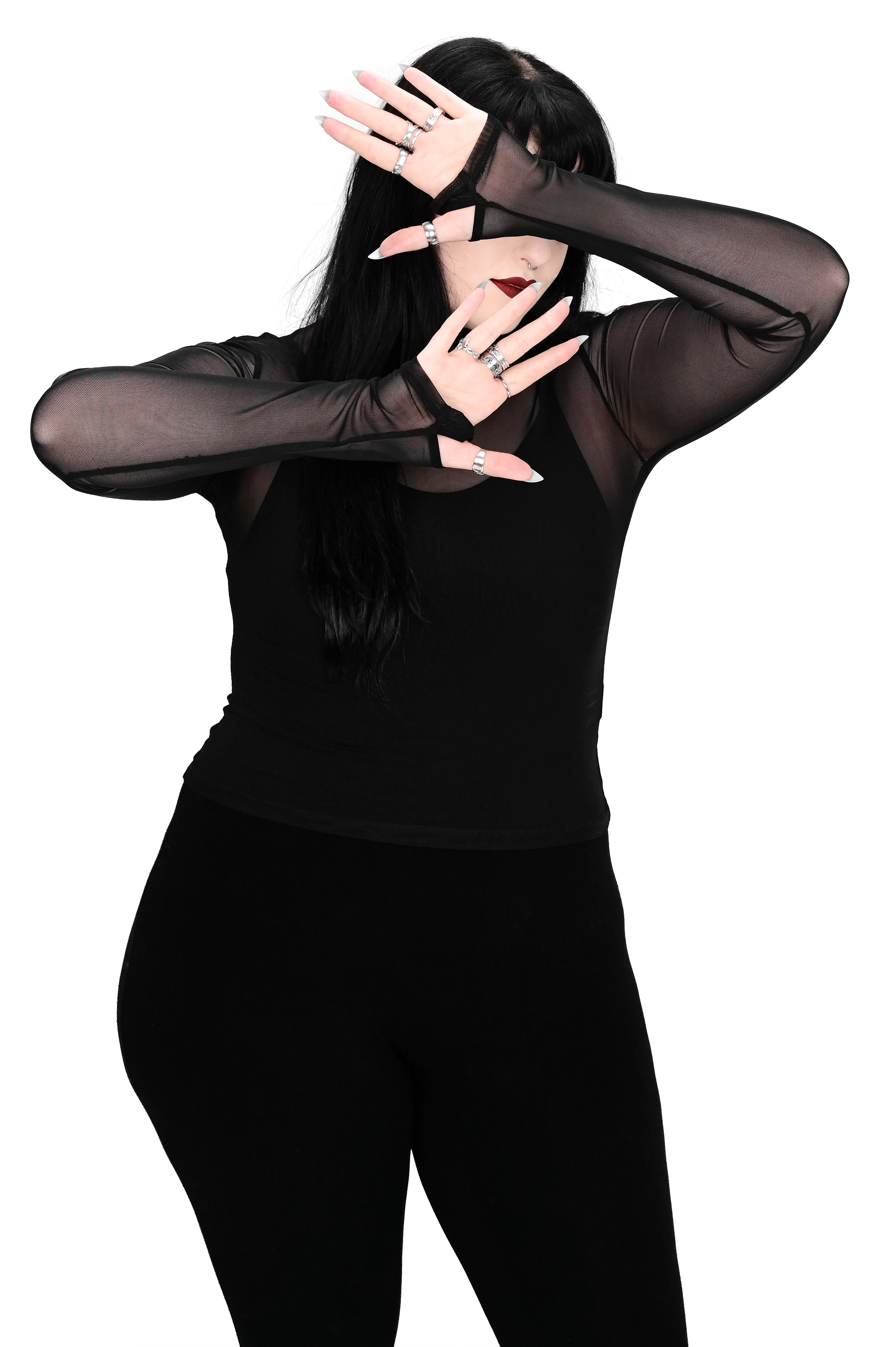 Signature Mesh Turtle Neck sold by Foxblood product image thumbnail 2