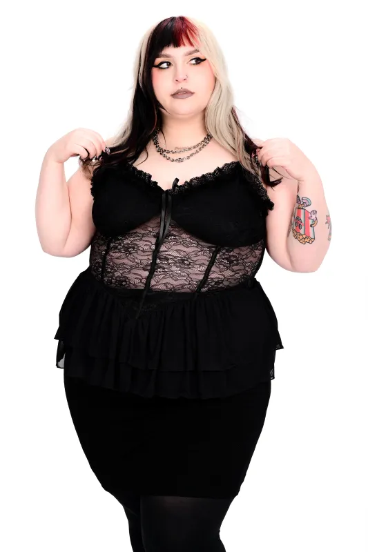 Bellarose Corset Top - No Restock! XS left! sold by Foxblood