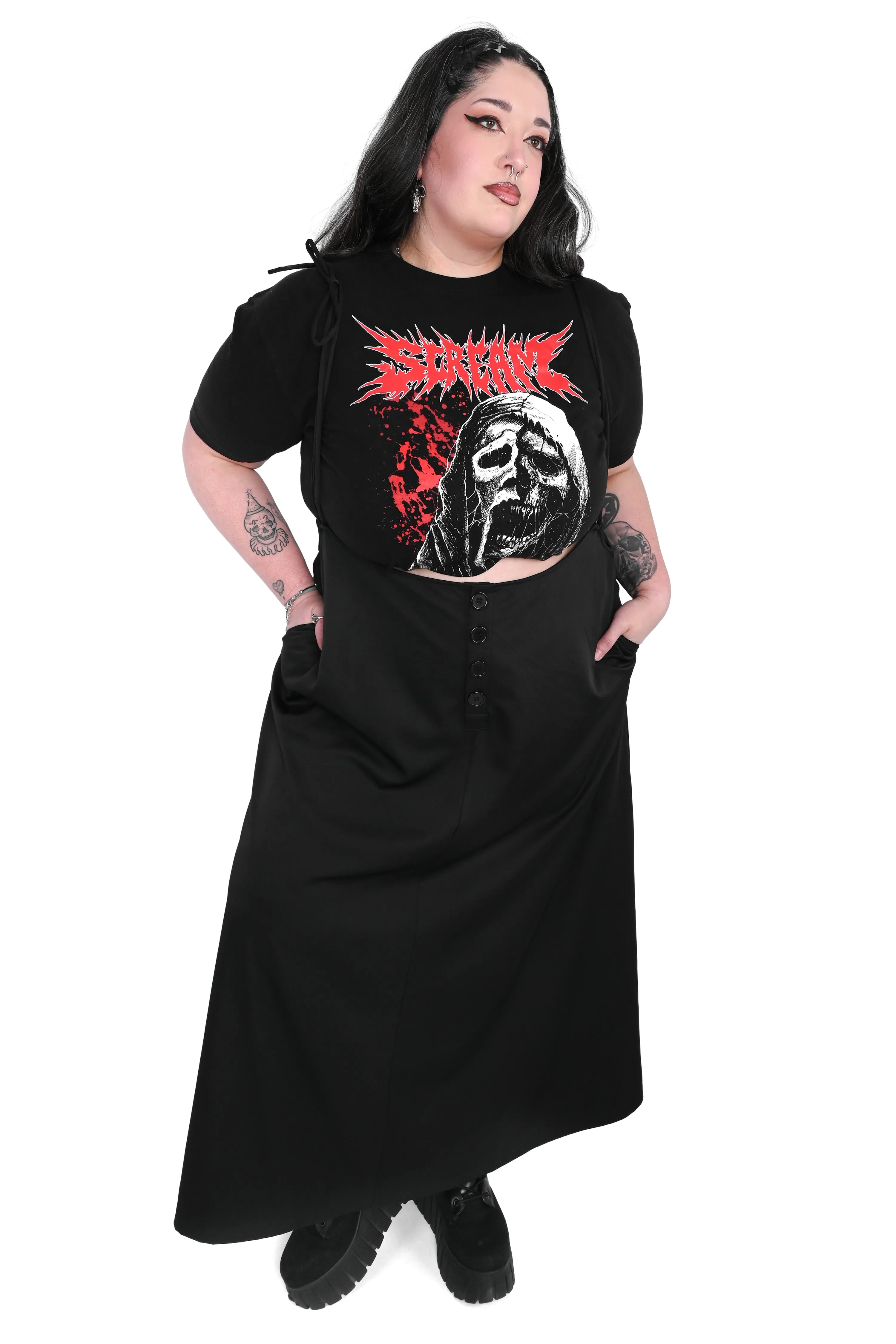 High Witch Suspender Skirt 2.0 - No Restock! Final Sale - XS left! sold by Foxblood product image thumbnail 2