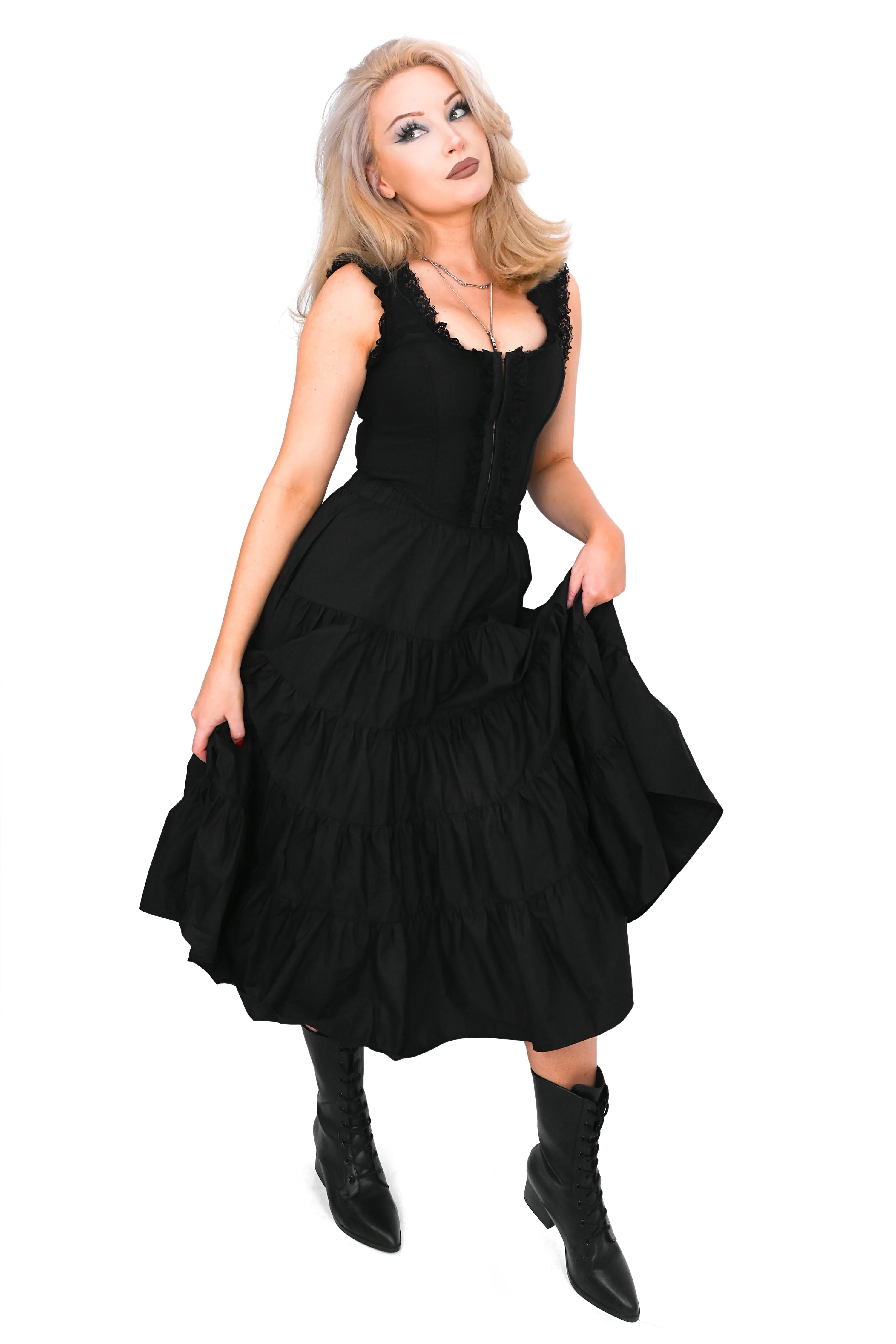 Renata Midi Skirt- Sign up for restock notifications! XS & 4XL left! sold by Foxblood