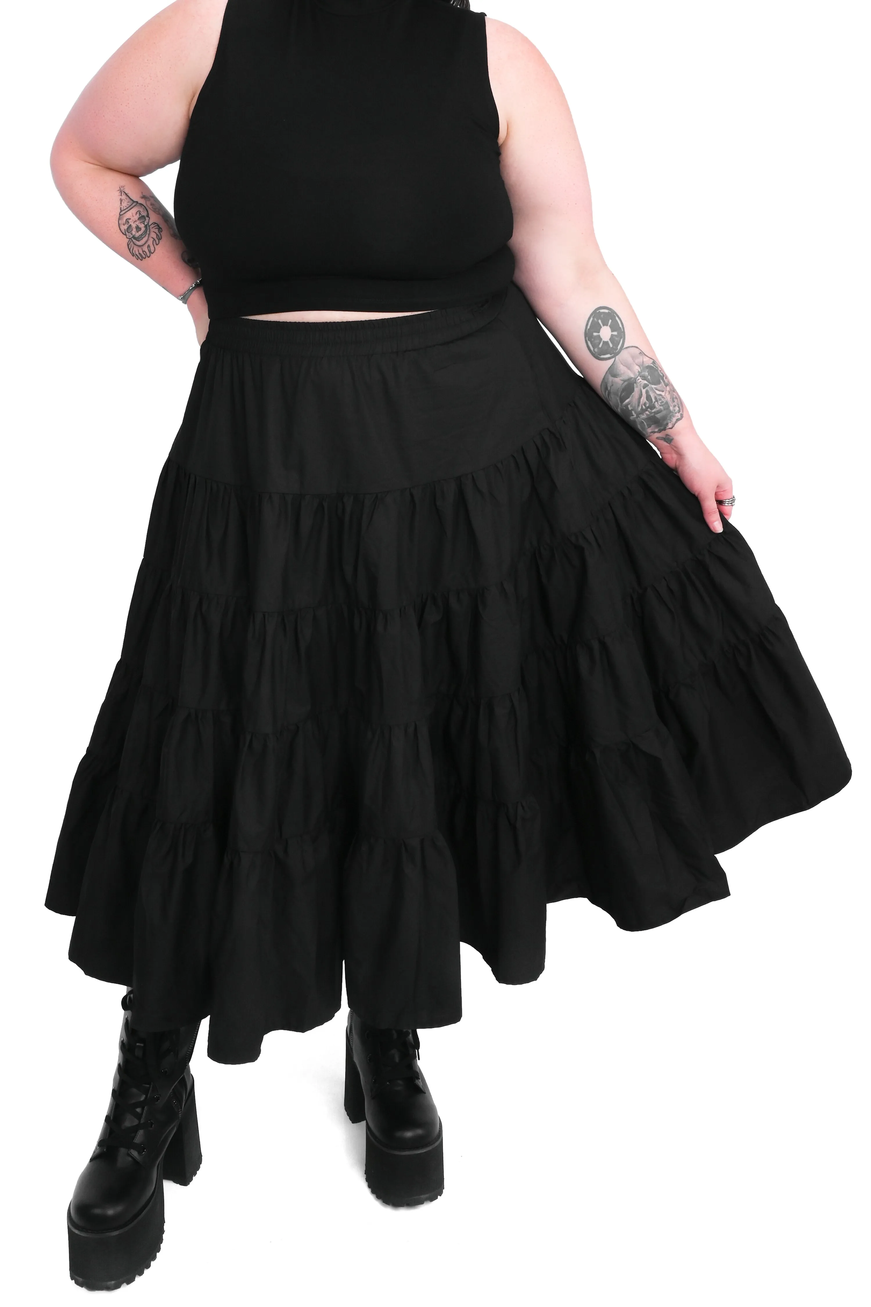 Renata Midi Skirt- Sign up for restock notifications! XS & 4XL left! sold by Foxblood product image thumbnail 4