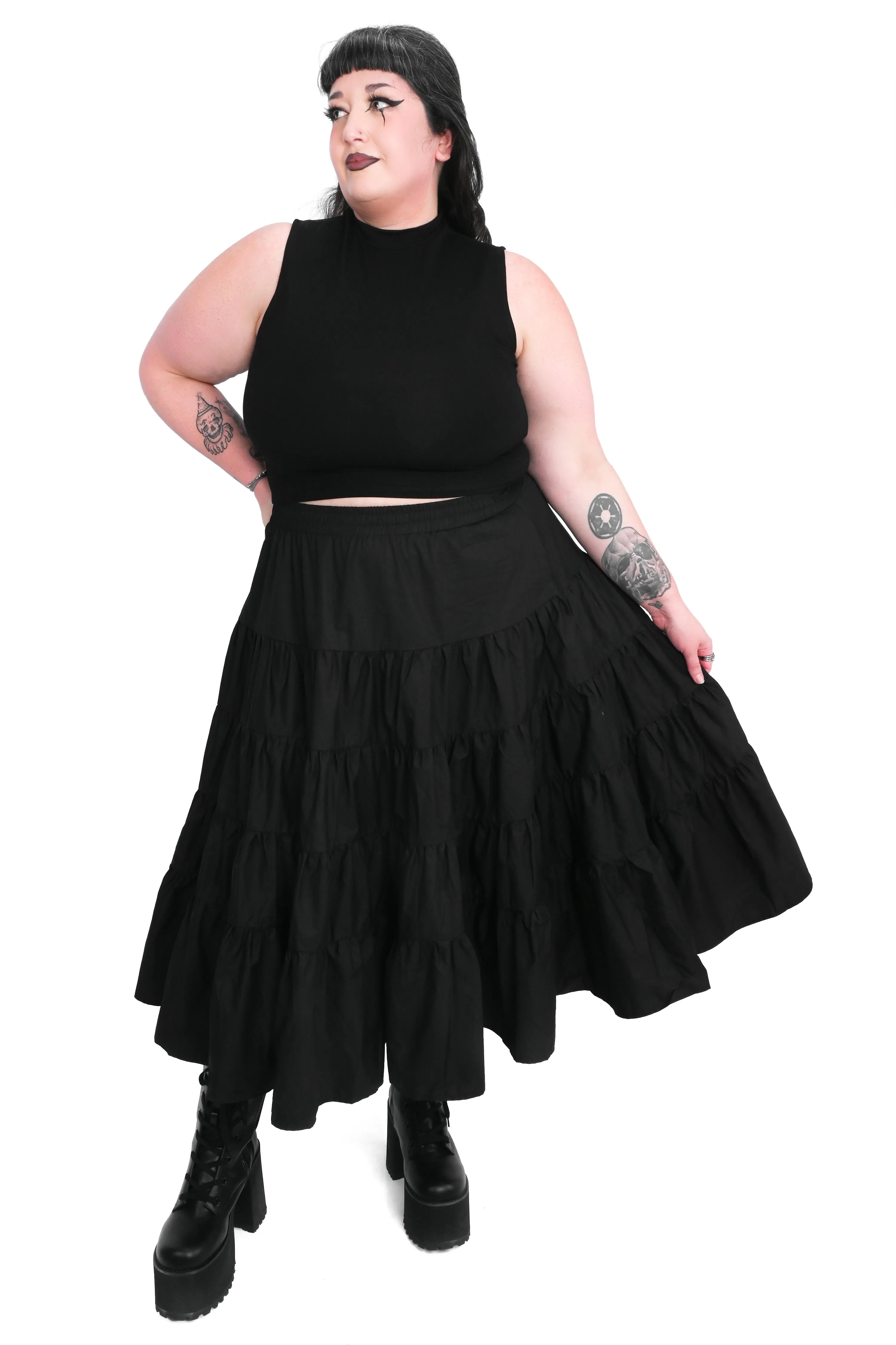 Renata Midi Skirt- Sign up for restock notifications! XS & 4XL left! sold by Foxblood product image thumbnail 3