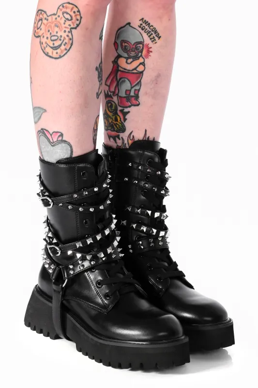 SAMPLE Brody Studded Boots - FINAL SALE sold by Foxblood
