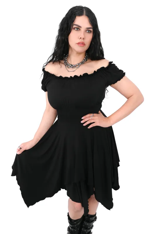 Poppy Handkerchief Dress - No Restock! sold by Foxblood