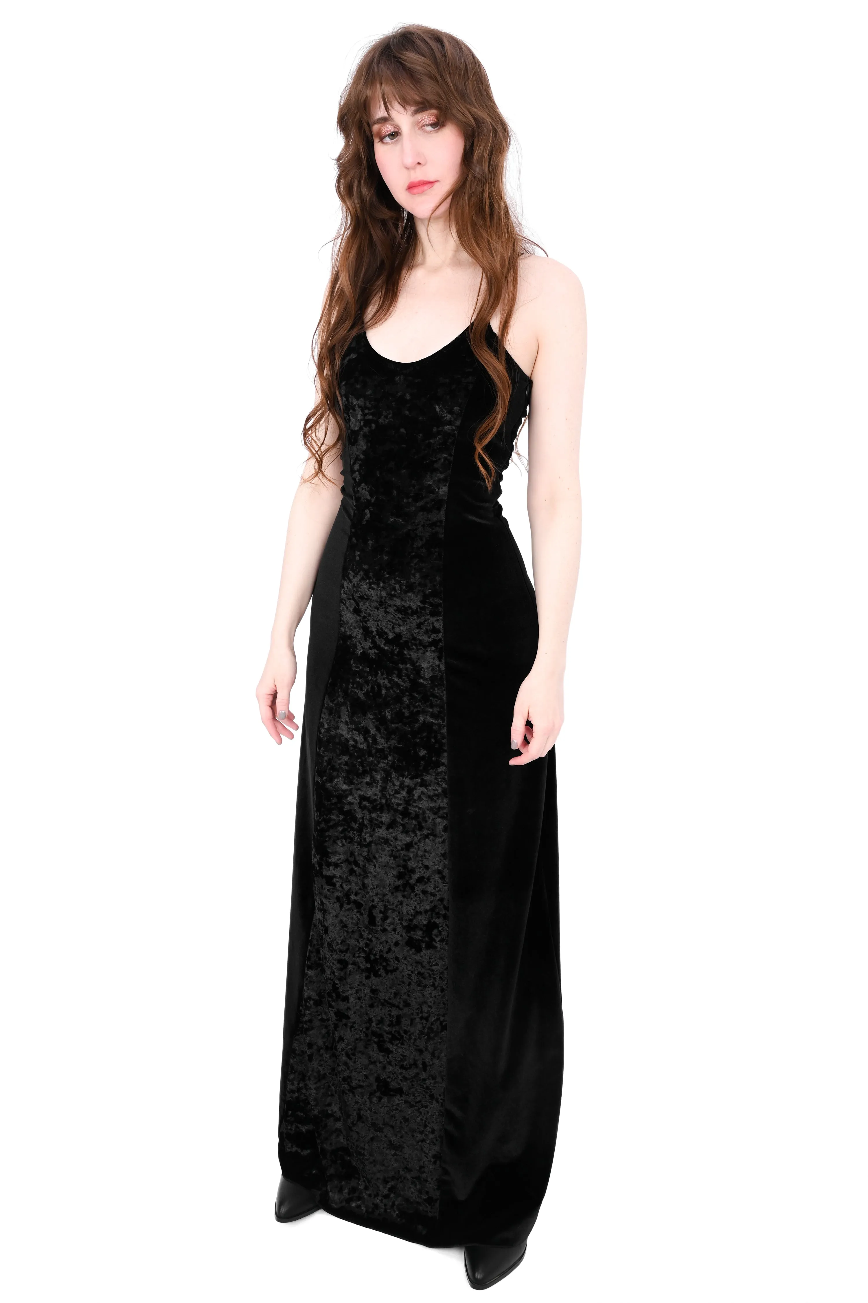 Winona Velvet Strappy Dress - No Restock! Medium left! Final Sale! sold by Foxblood product image thumbnail 3