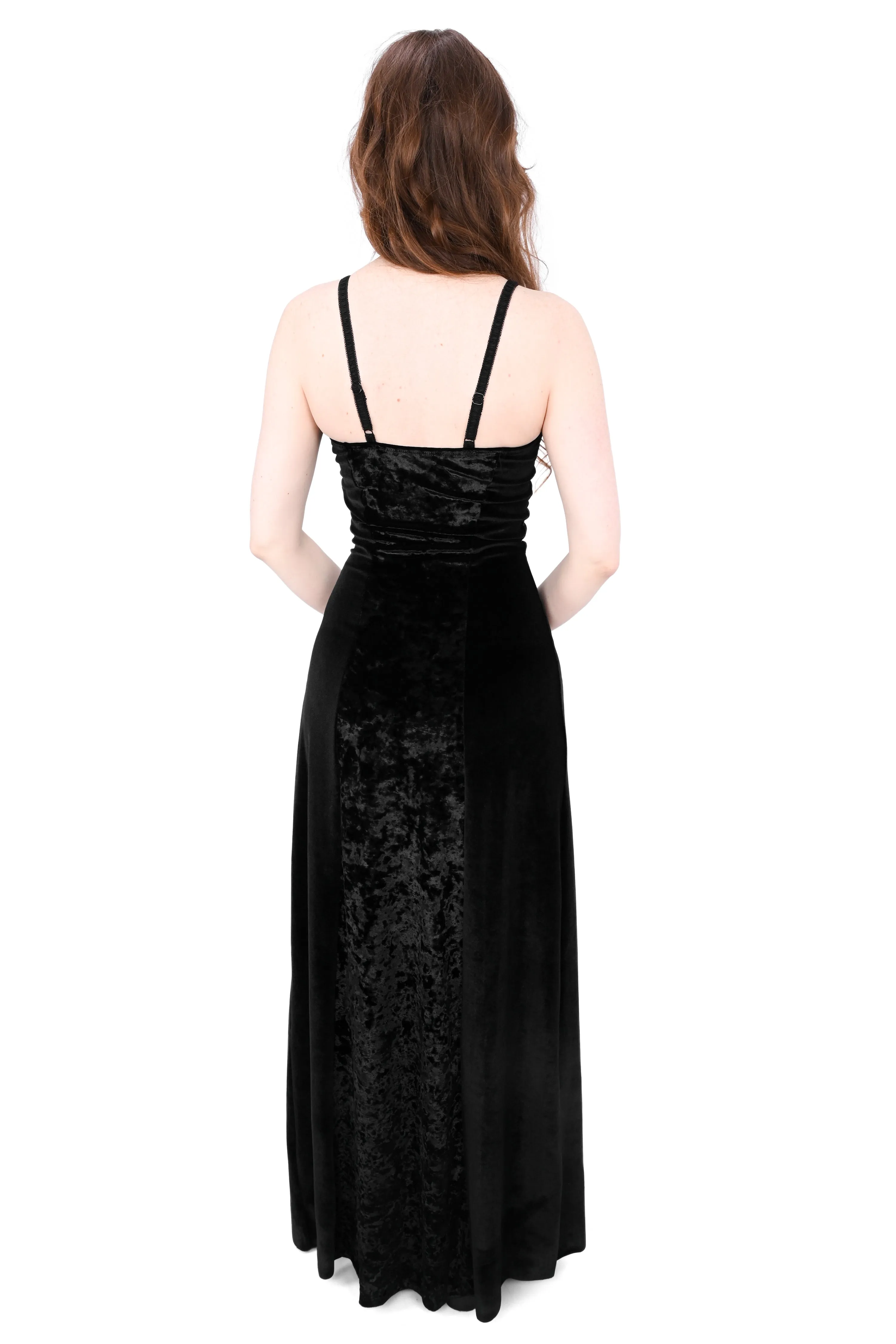 Winona Velvet Strappy Dress - No Restock! Medium left! Final Sale! sold by Foxblood product image thumbnail 5