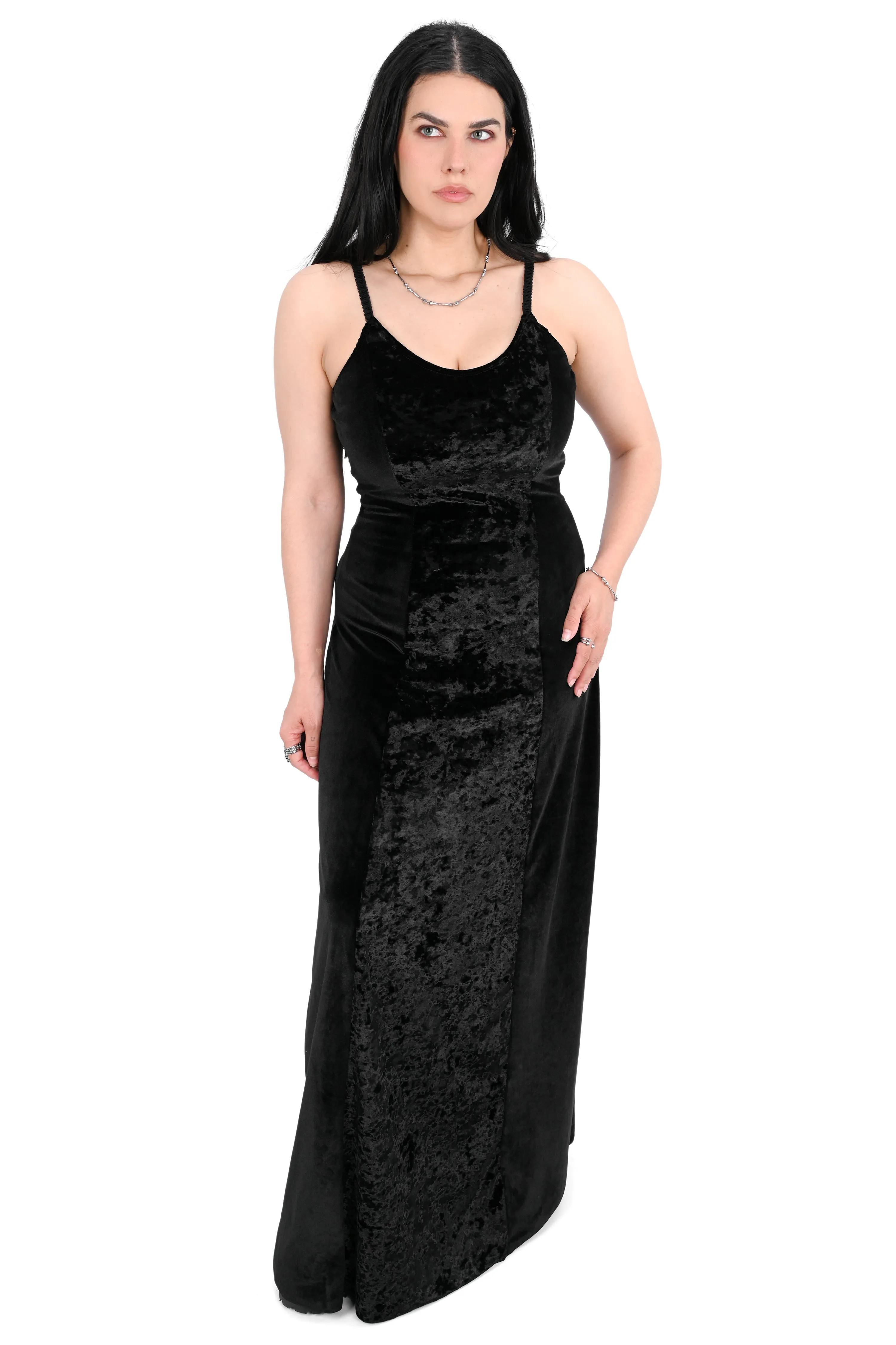 Winona Velvet Strappy Dress - No Restock! Medium left! Final Sale! sold by Foxblood