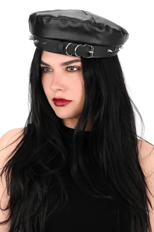 Axel PU Beret sold by Foxblood