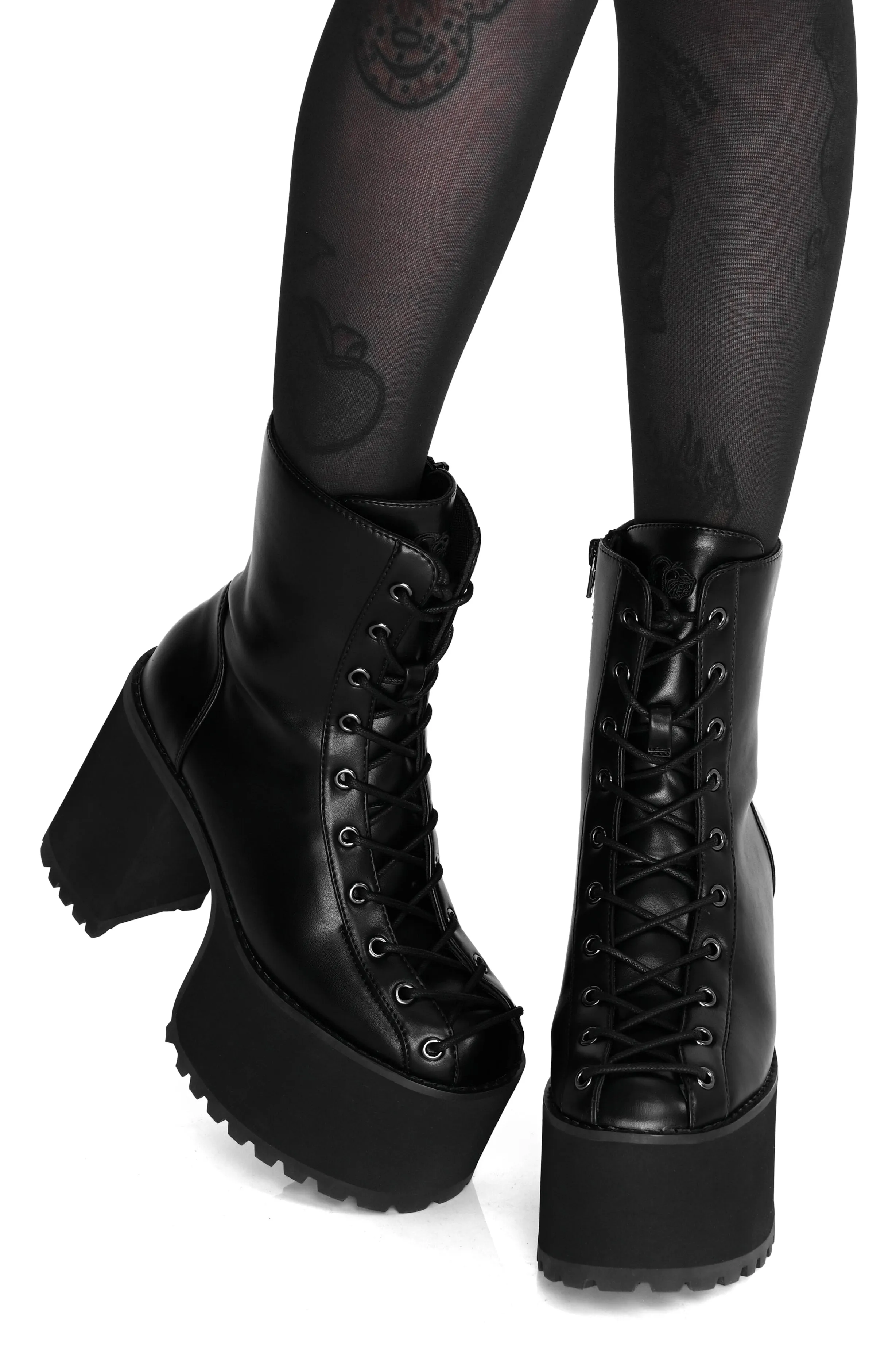 SAMPLE Fiona Platform Boots - NO BOX - FINAL SALE- Size 13 sold by Foxblood