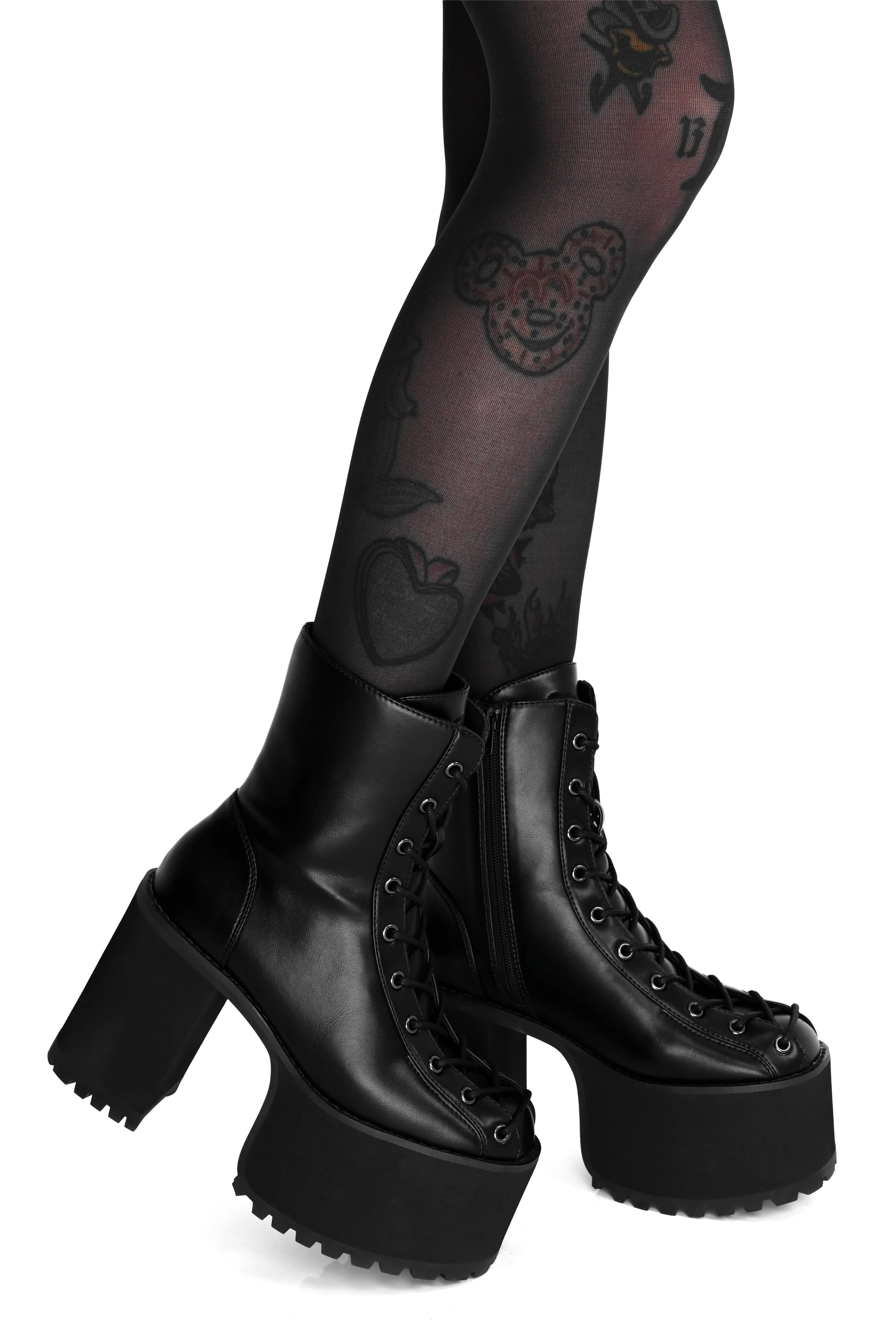 SAMPLE Fiona Platform Boots - NO BOX - FINAL SALE- Size 13 sold by Foxblood product image thumbnail 3