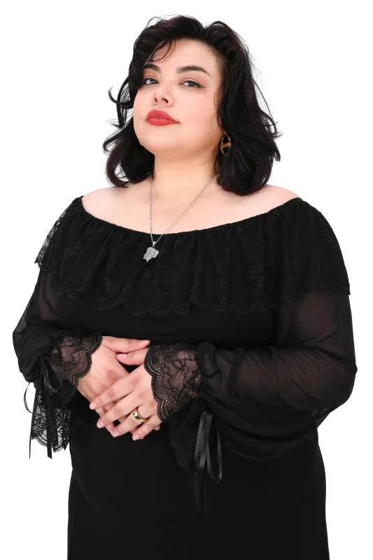 Greta Off Shoulder Top - Sign up for restock notifications! - XS left! made by Foxblood