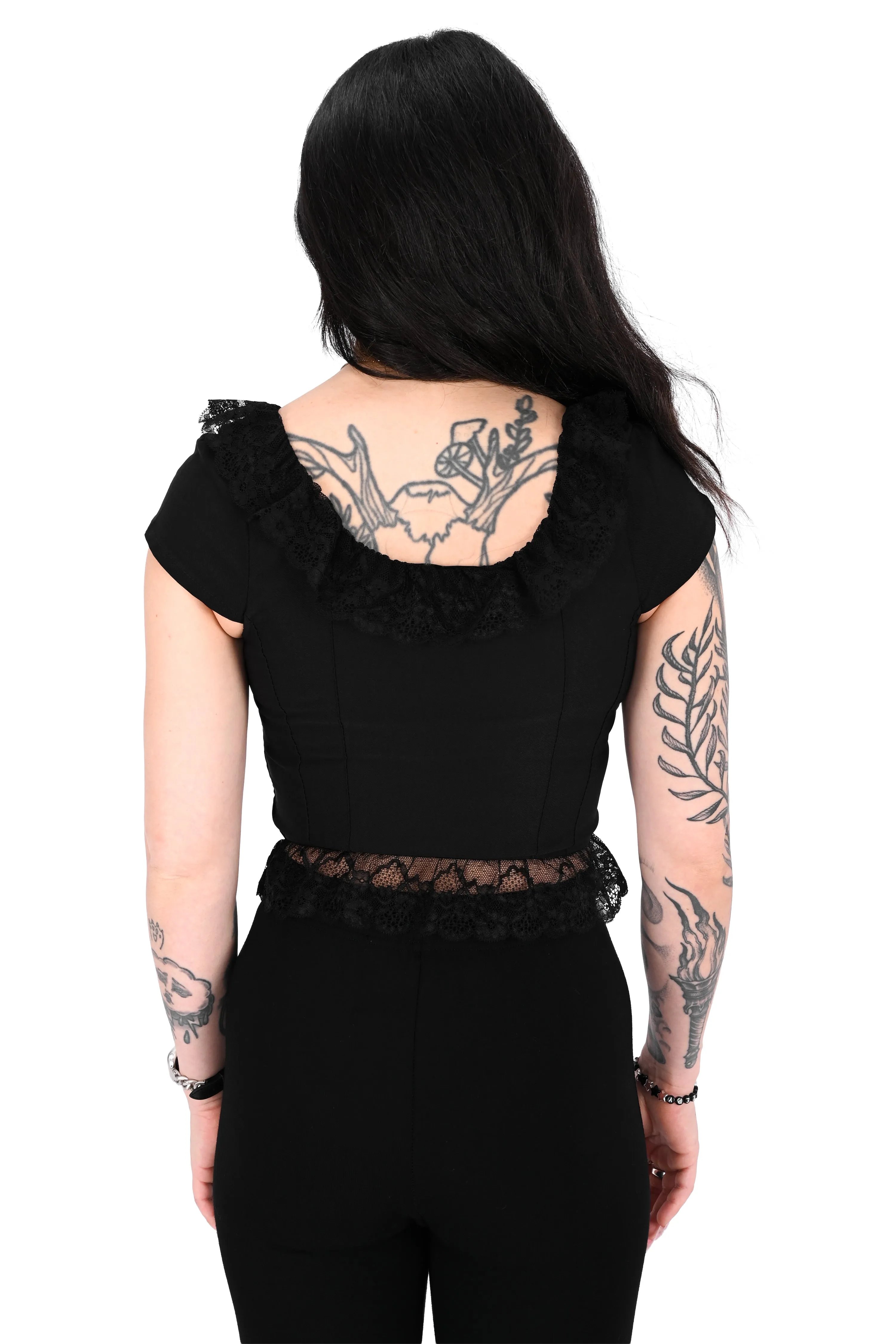 Alena Corset Top - Twill - XS left! Sign Up For Restock Notifications sold by Foxblood product image thumbnail 4